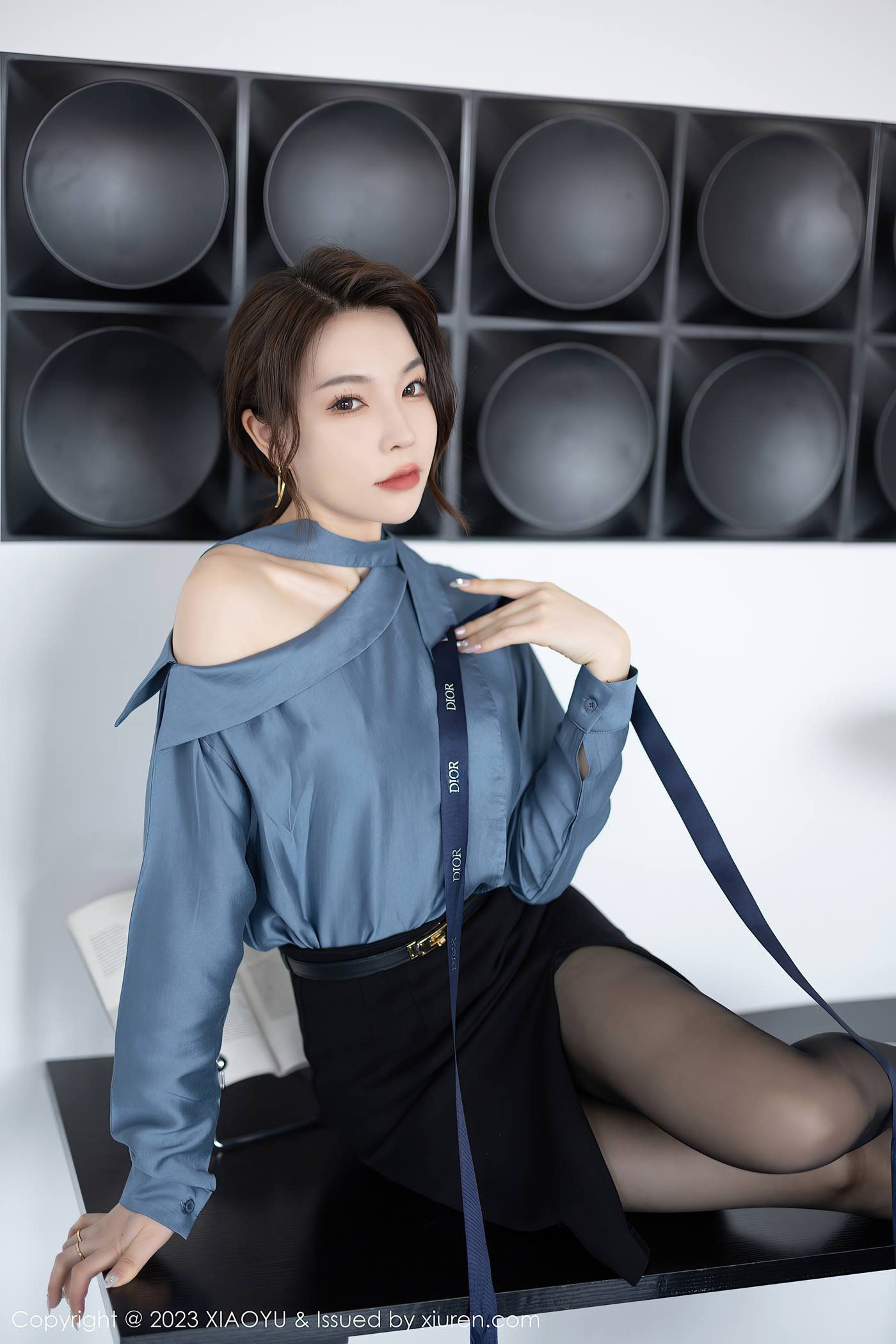 图片[11]-[XIAOYU语画界] 2023.03.06 VOL.979 徐莉芝Booty 黑丝短裙[45P] – 速更版-美库