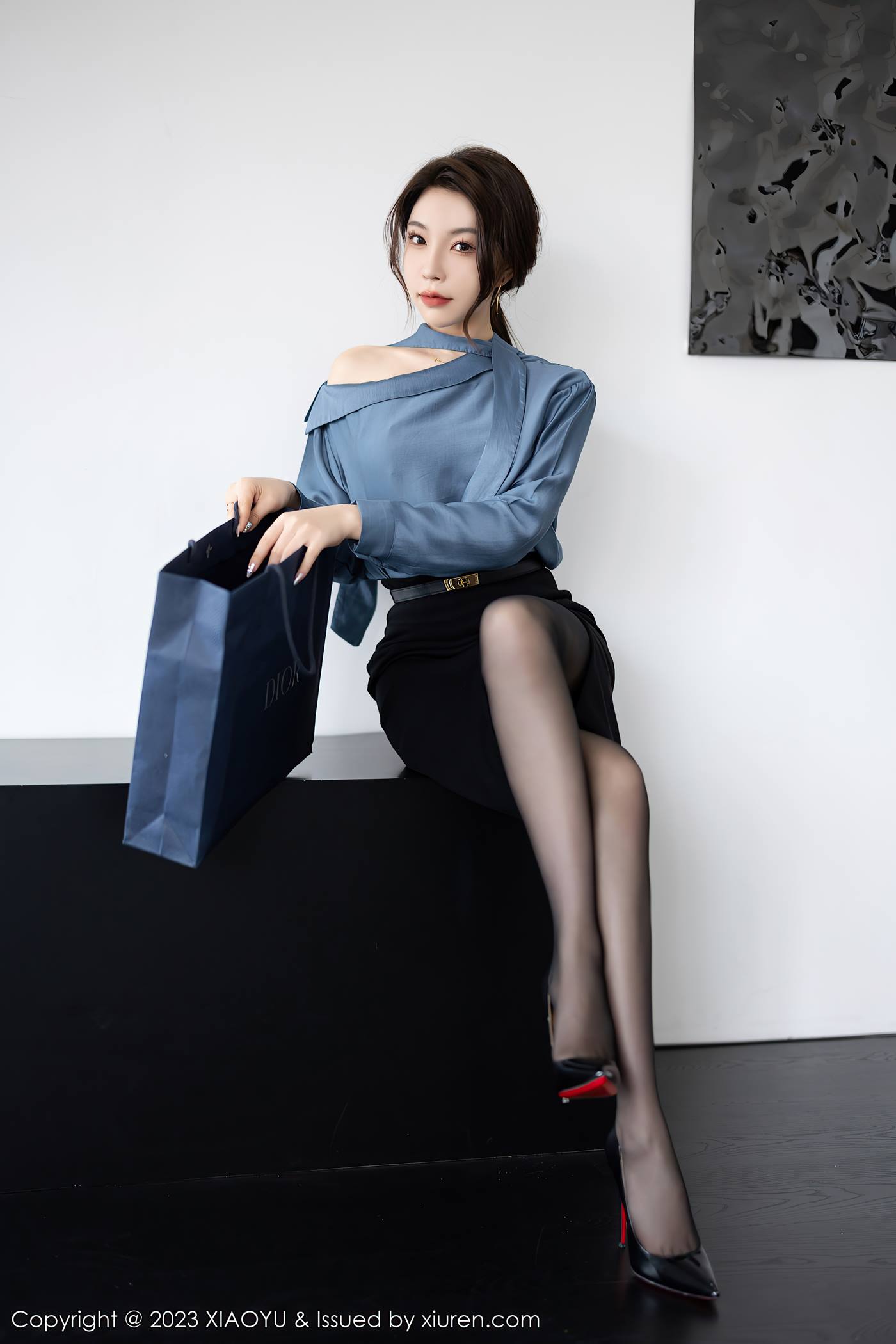 图片[42]-[XIAOYU语画界] 2023.03.06 VOL.979 徐莉芝Booty 黑丝短裙[45P] – 速更版-美库