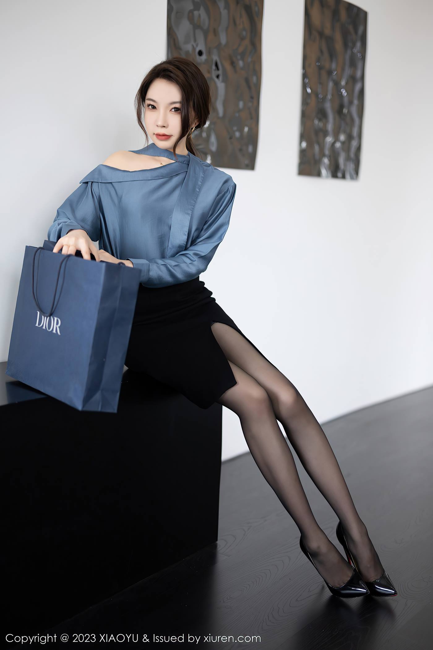 图片[43]-[XIAOYU语画界] 2023.03.06 VOL.979 徐莉芝Booty 黑丝短裙[45P] – 速更版-美库