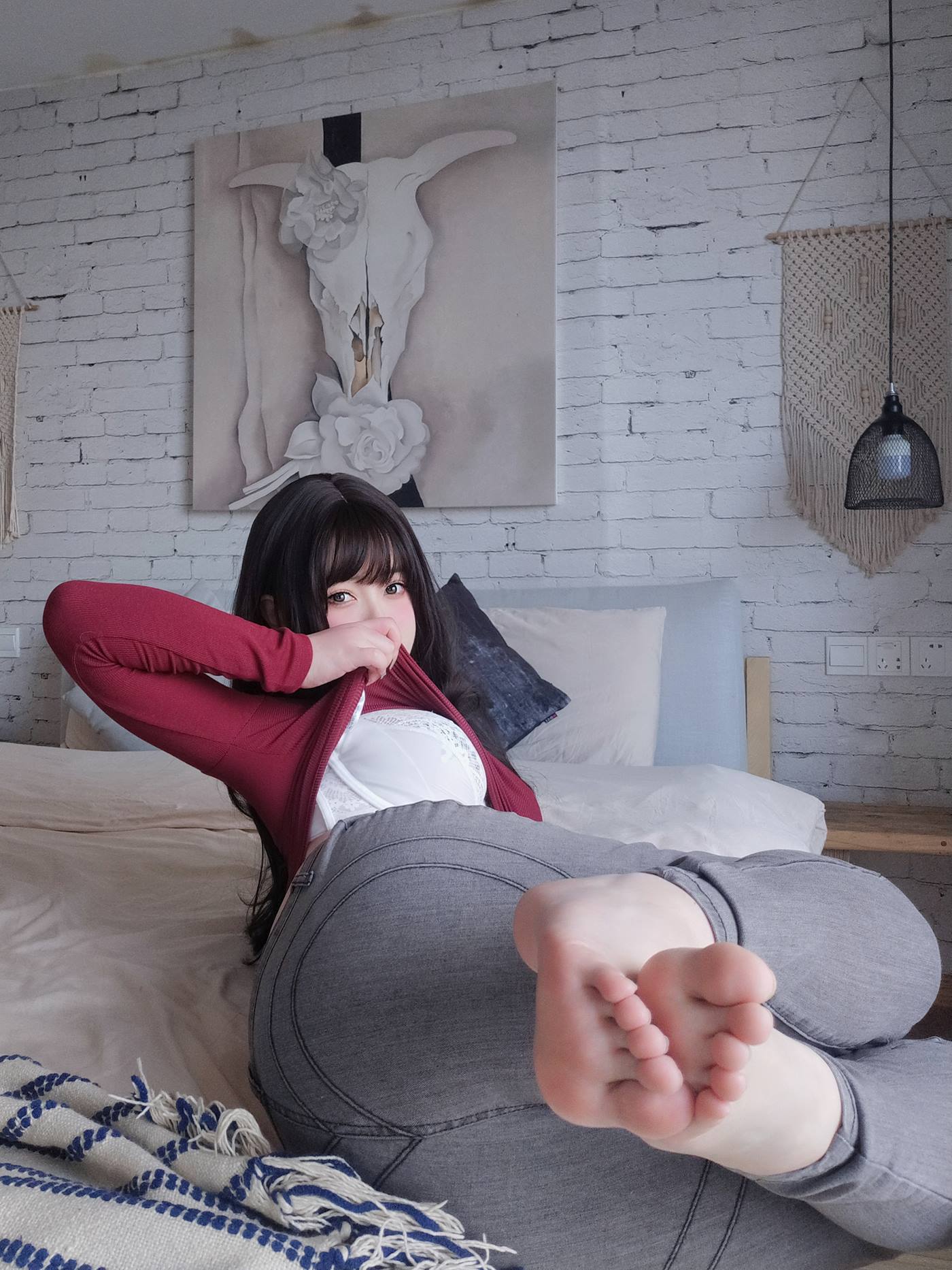 图片[30]-女主K  红色毛衣的丰满妹妹[31P] – 速更版-美库