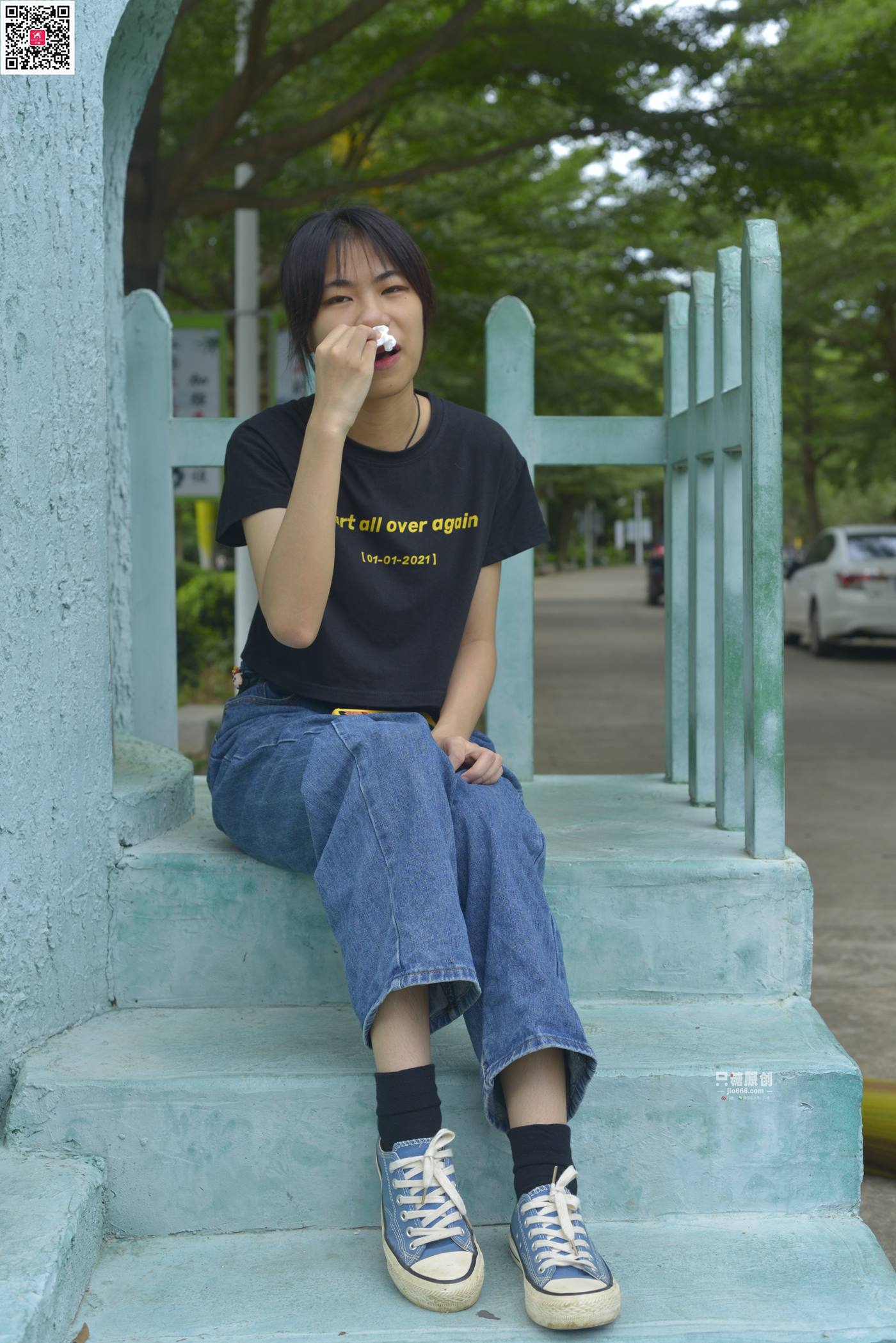 图片[14]-[只糖原创]NO.666 懒懒 夏日的蓝[97P] – 速更版-美库