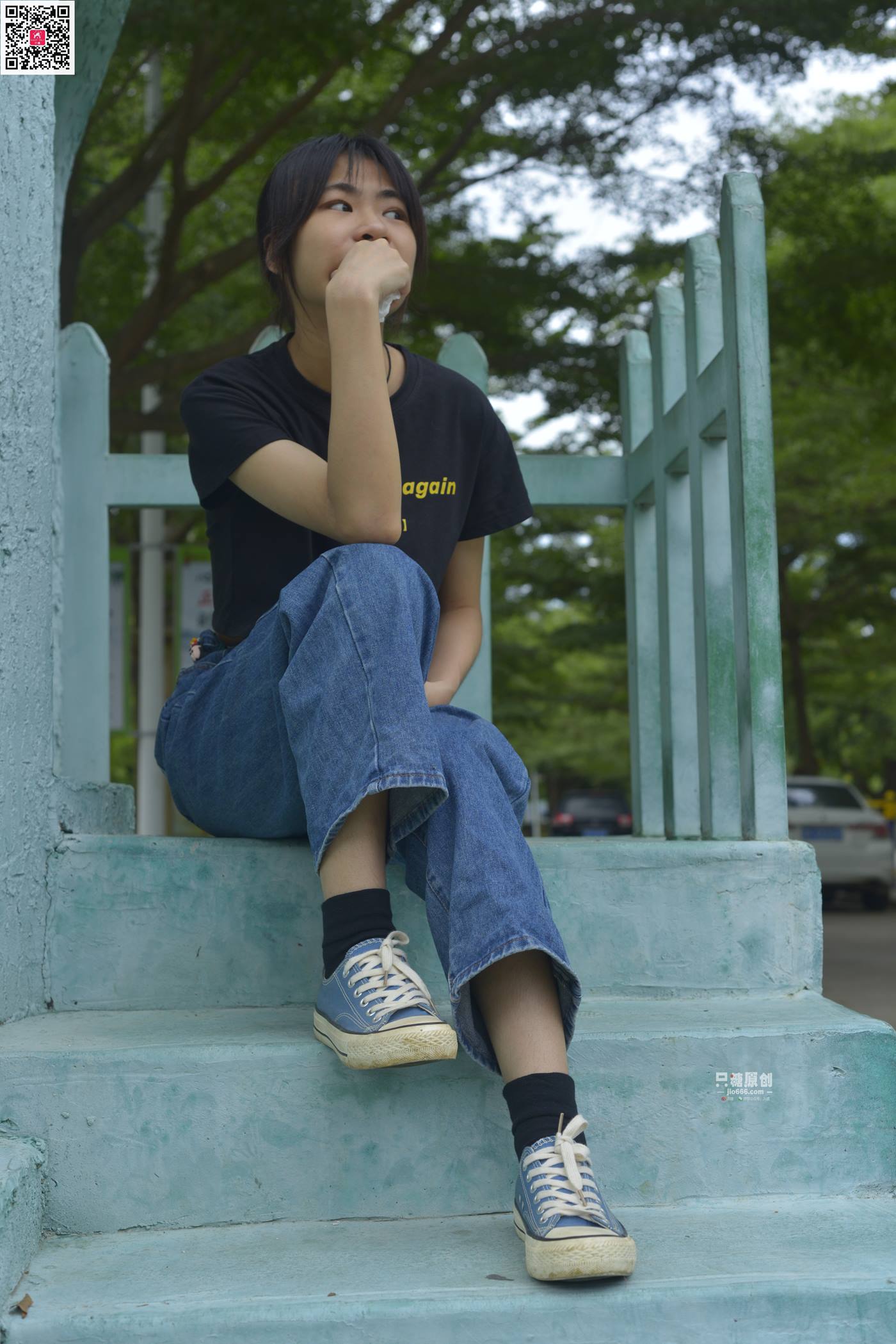 图片[15]-[只糖原创]NO.666 懒懒 夏日的蓝[97P] – 速更版-美库