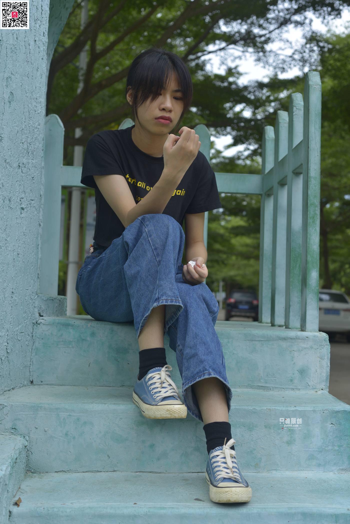 图片[16]-[只糖原创]NO.666 懒懒 夏日的蓝[97P] – 速更版-美库