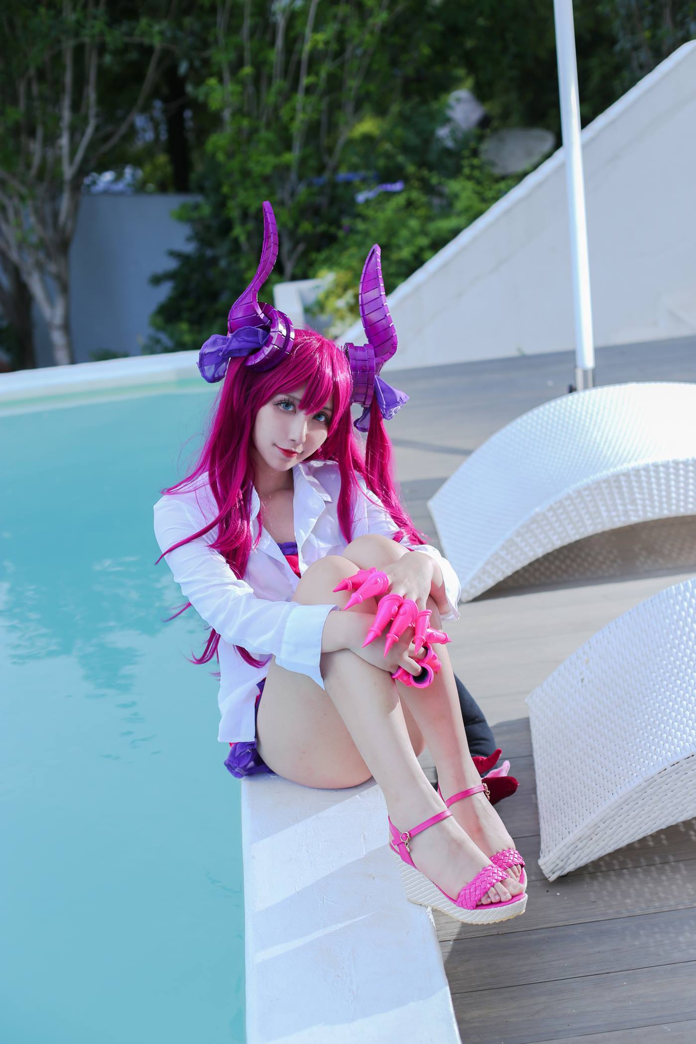 图片[13]-九曲Jean  龙娘泳装[14P] – 速更版-美库