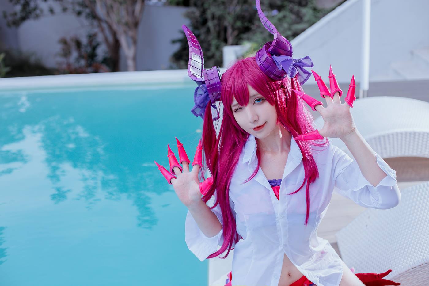 图片[14]-九曲Jean  龙娘泳装[14P] – 速更版-美库