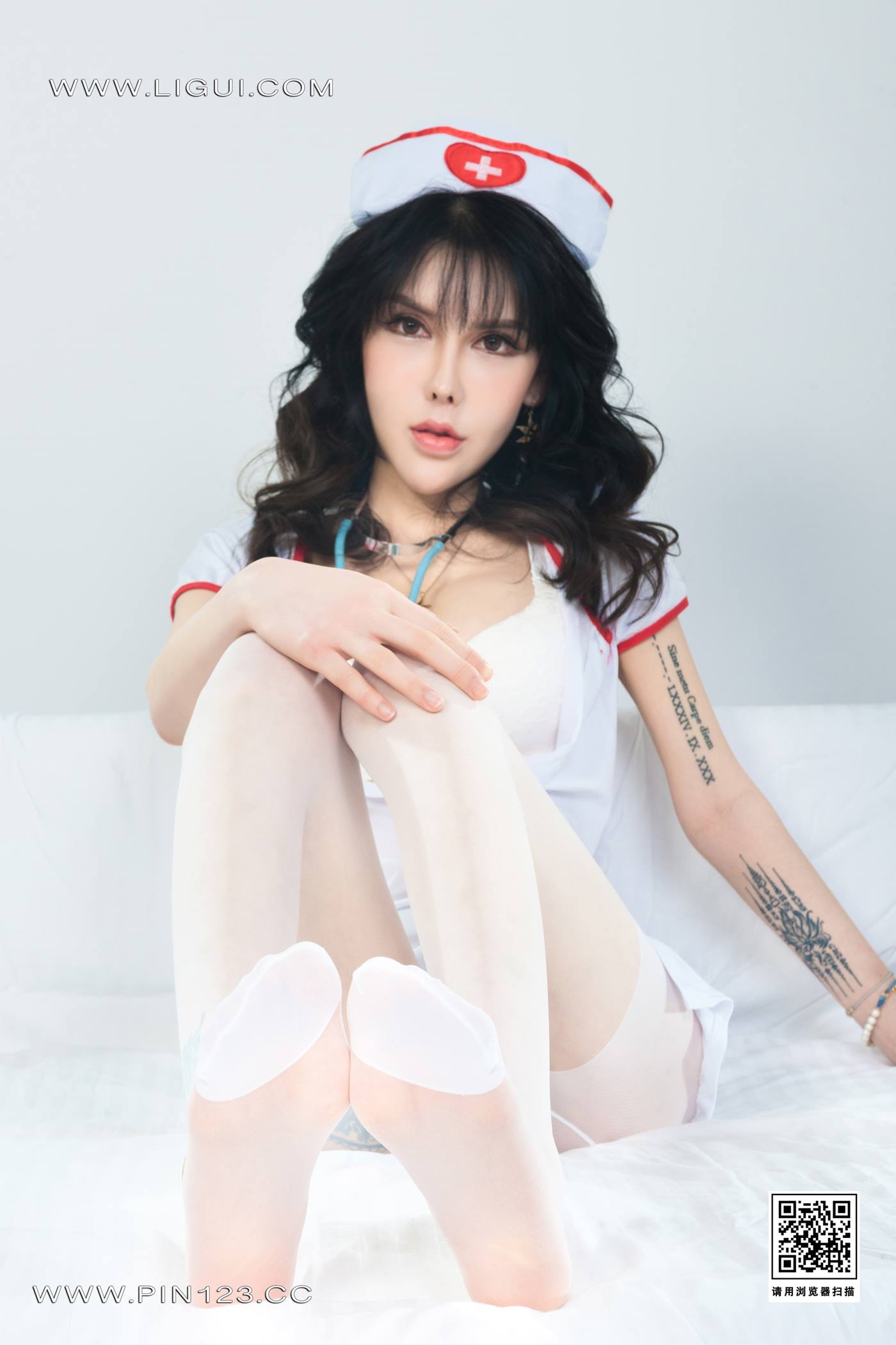 图片[20]-[Ligui丽柜]2023.04.17 白丝天使 猫猫[63P] – 速更版-美库