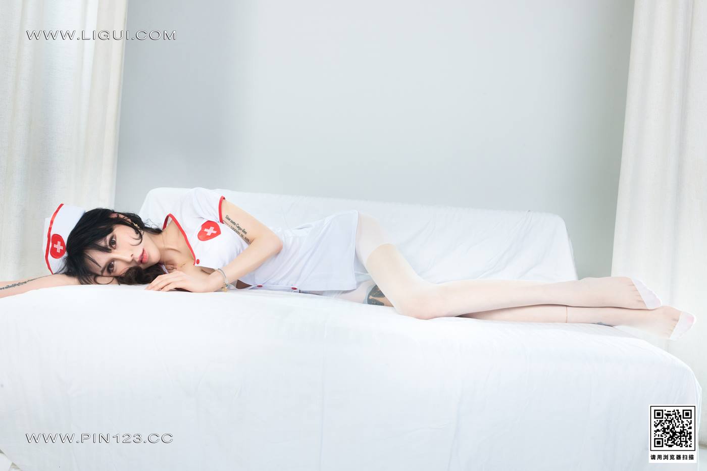 图片[42]-[Ligui丽柜]2023.04.17 白丝天使 猫猫[63P] – 速更版-美库