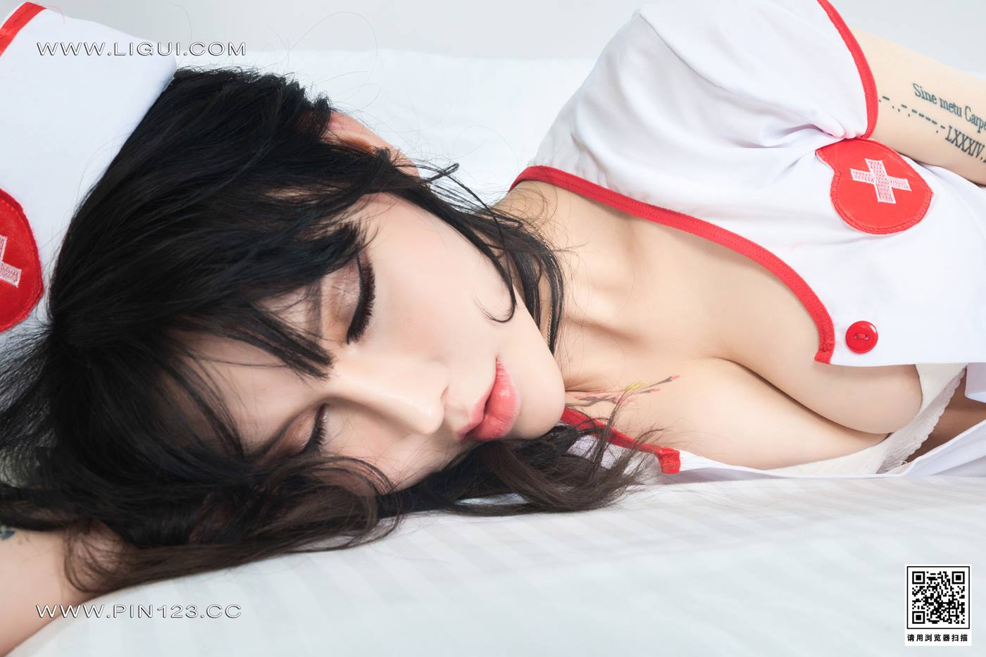 图片[45]-[Ligui丽柜]2023.04.17 白丝天使 猫猫[63P] – 速更版-美库