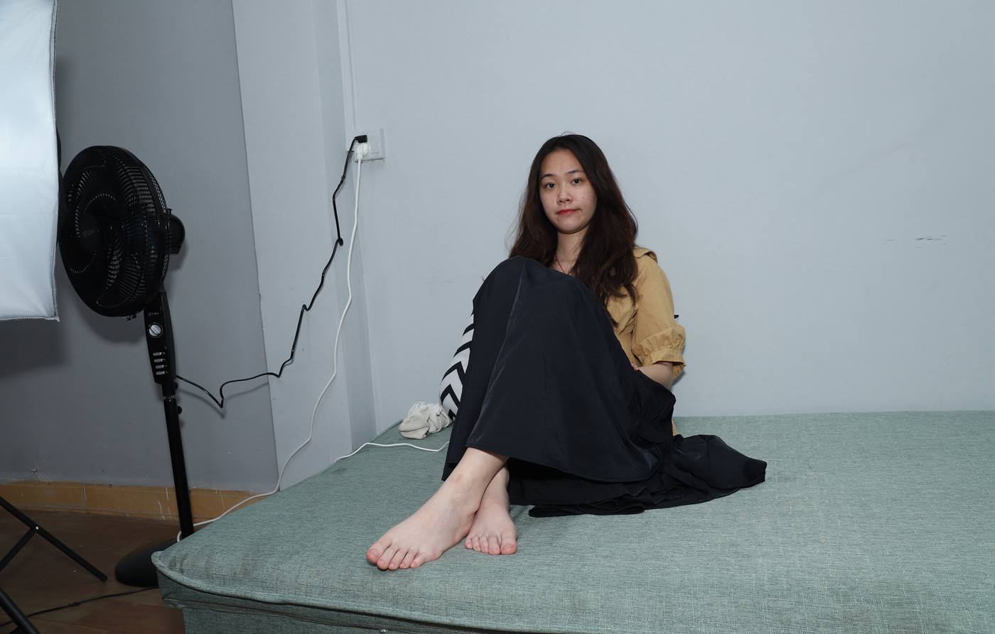 图片[53]-[Pary学生模拍] No.058 大美女琪琪脱下棉袜展示38码修长大白脚 [137P] – 速更版-美库