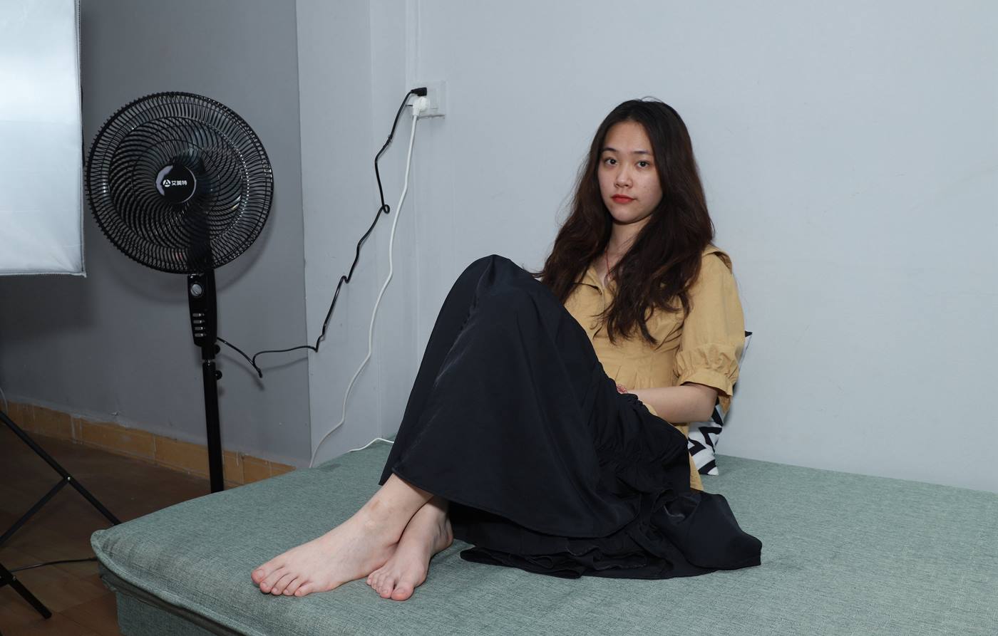 图片[54]-[Pary学生模拍] No.058 大美女琪琪脱下棉袜展示38码修长大白脚 [137P] – 速更版-美库