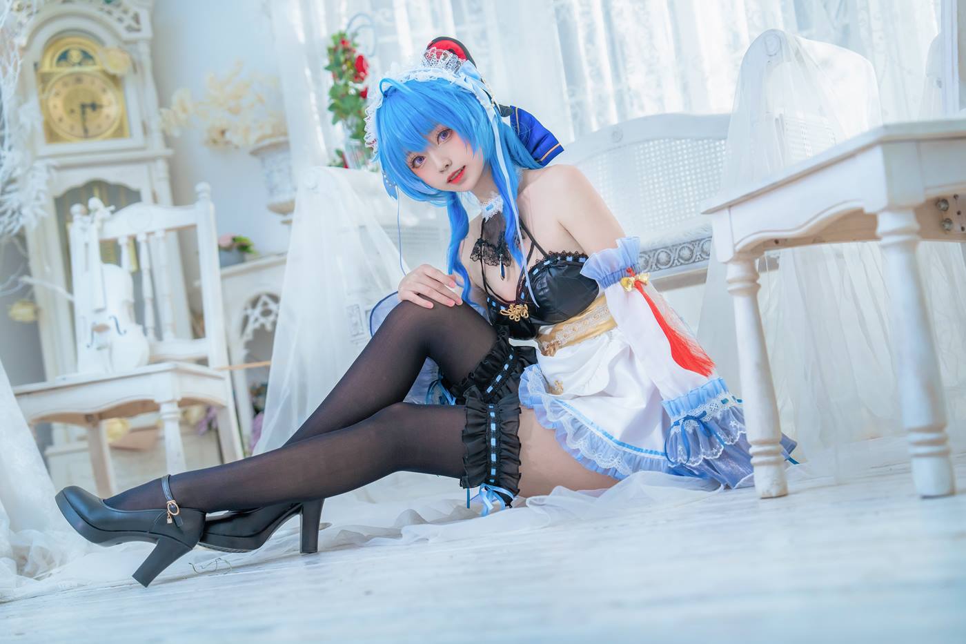 图片[12]-大大卷卷小卷  甘雨女仆[20P] – 速更版-美库