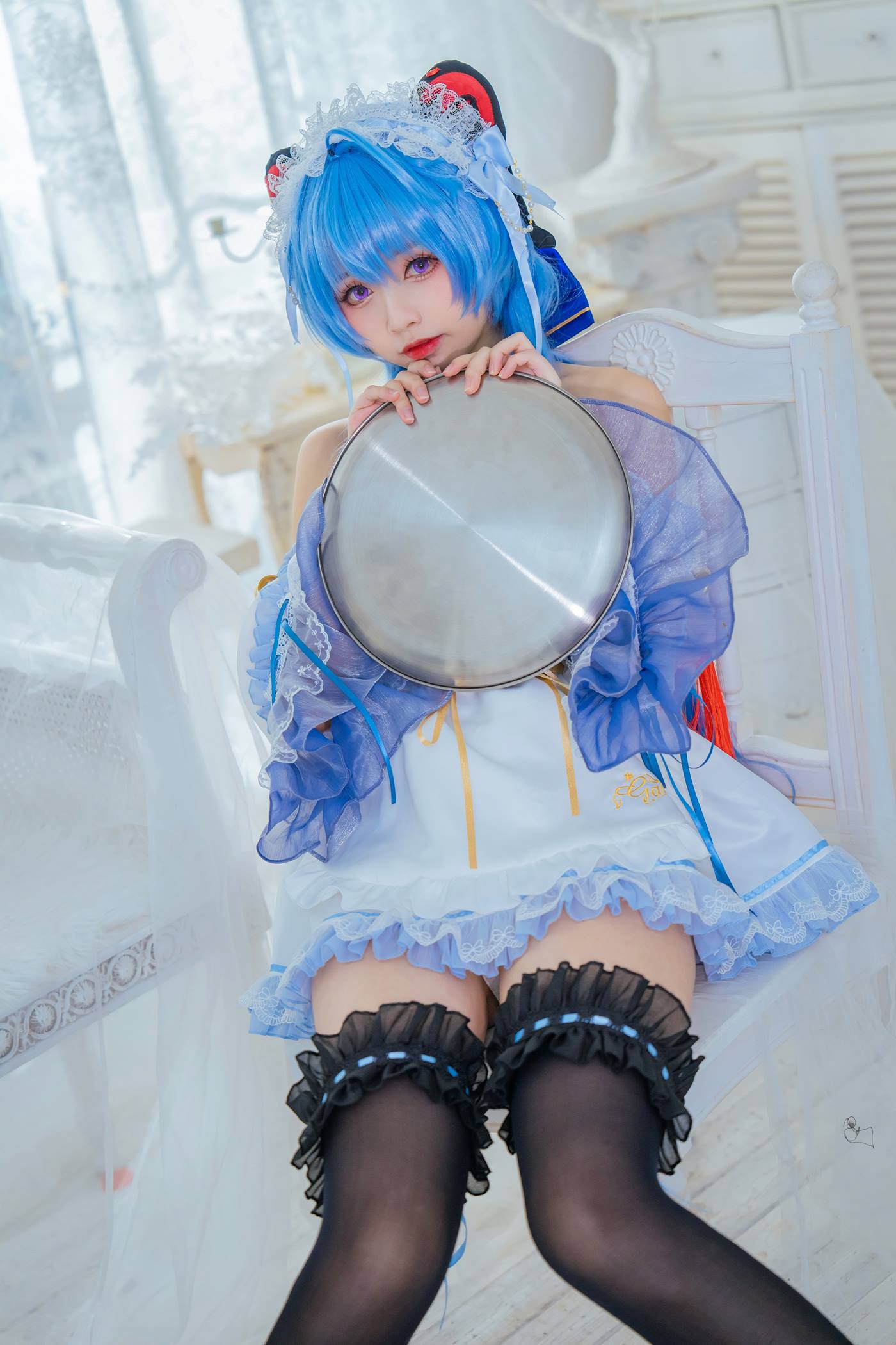 图片[15]-大大卷卷小卷  甘雨女仆[20P] – 速更版-美库