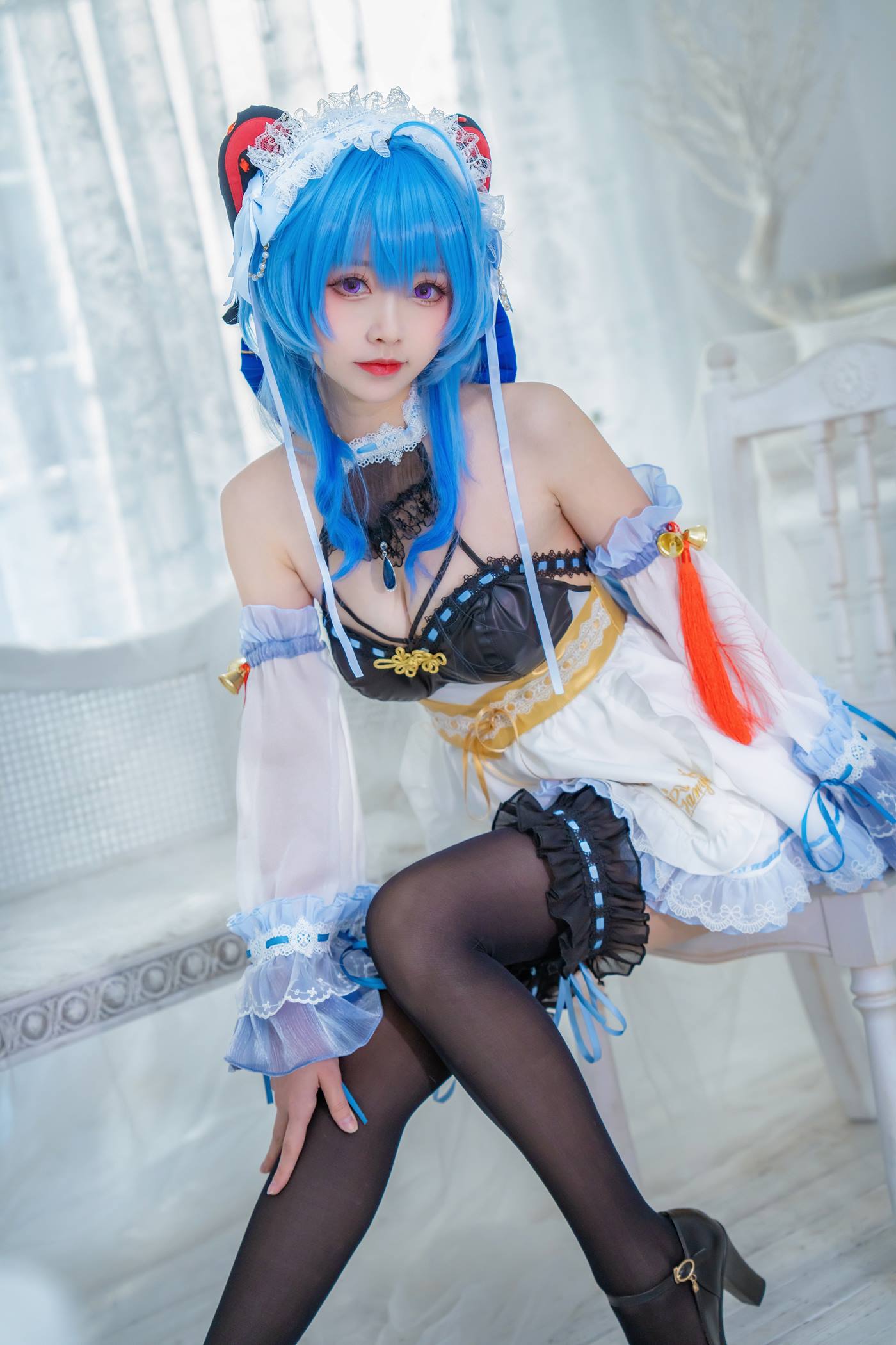 图片[17]-大大卷卷小卷  甘雨女仆[20P] – 速更版-美库