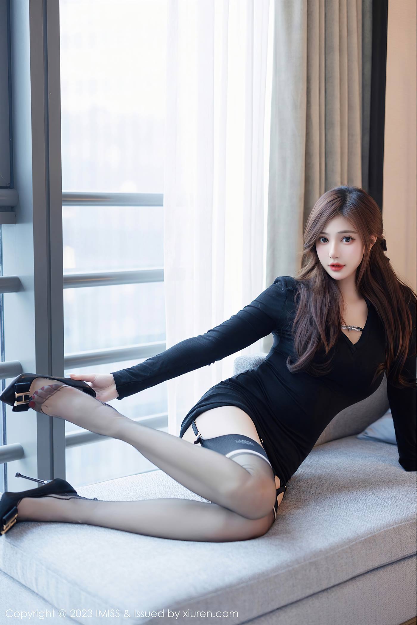 图片[10]-[IMISS爱蜜社] 2023.03.15 VOL.724 Lavinia肉肉 黑丝美腿[52P] – 速更版-美库