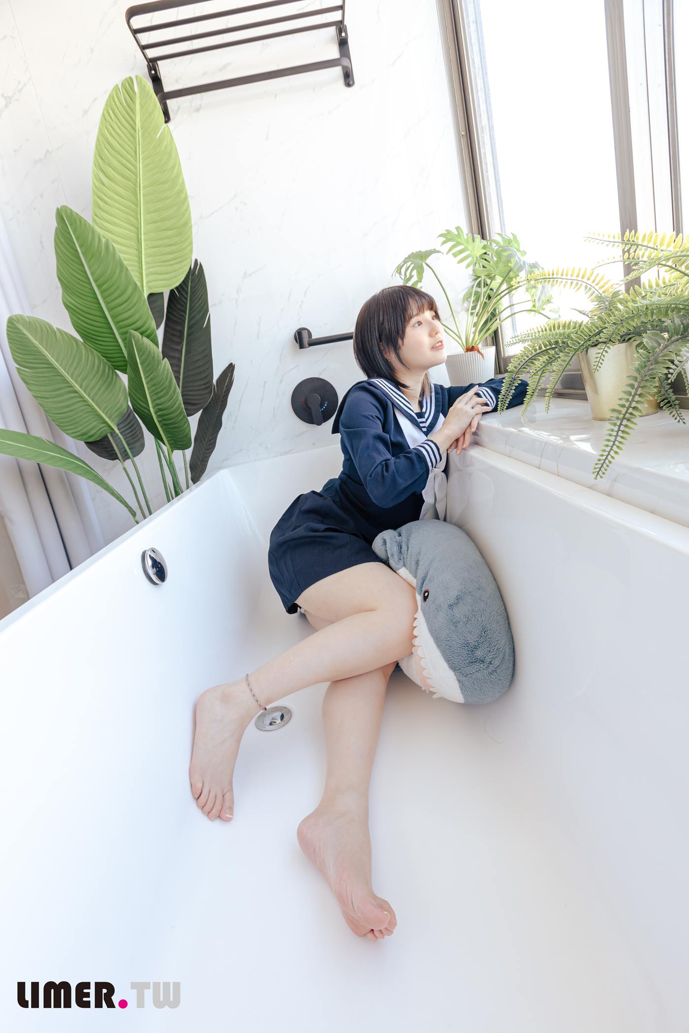 图片[32]-Limerence原创 NO.073 悠梨乃YuriNO JK鲨鲨[150P] – 速更版-美库