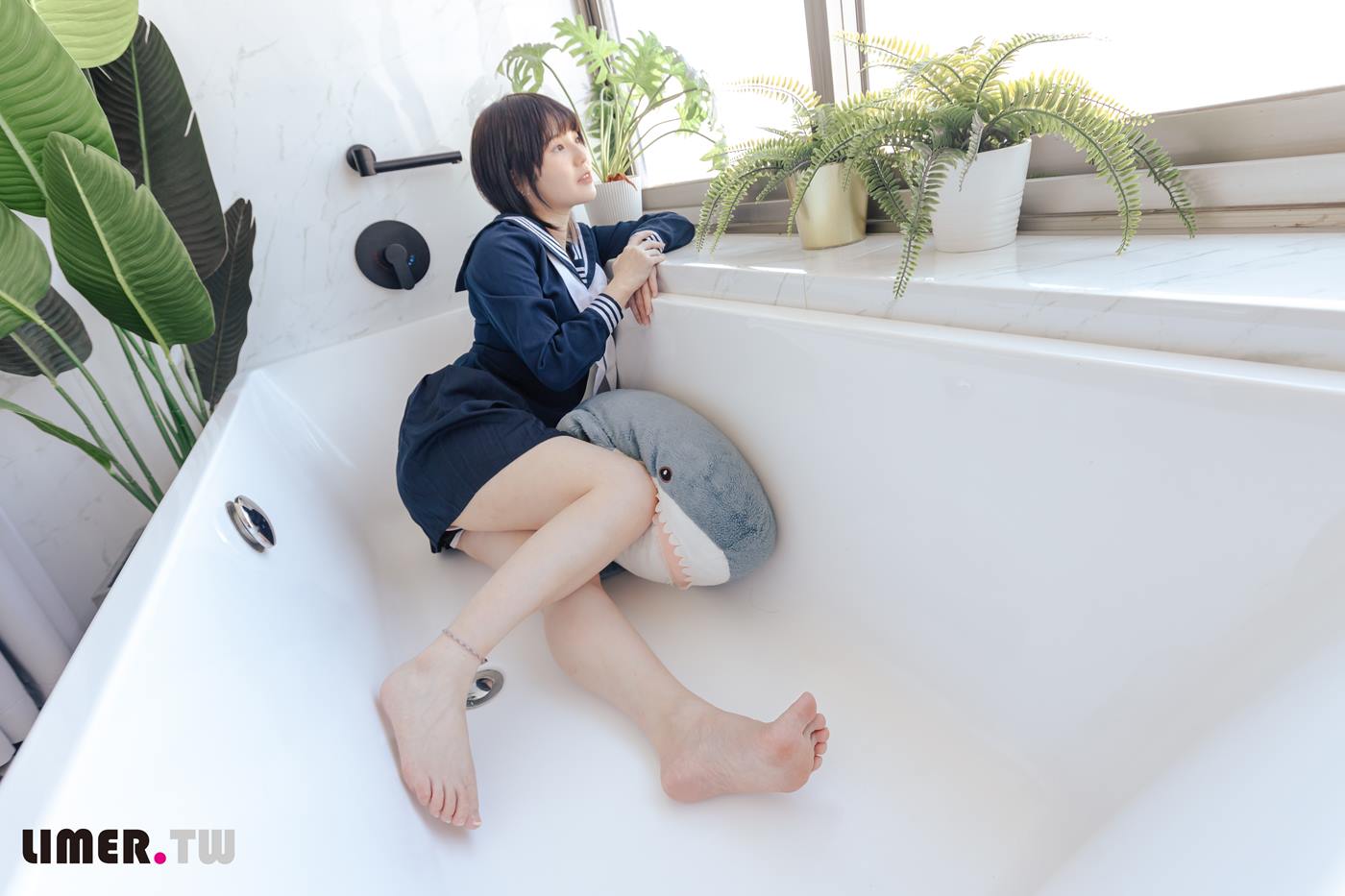 图片[34]-Limerence原创 NO.073 悠梨乃YuriNO JK鲨鲨[150P] – 速更版-美库