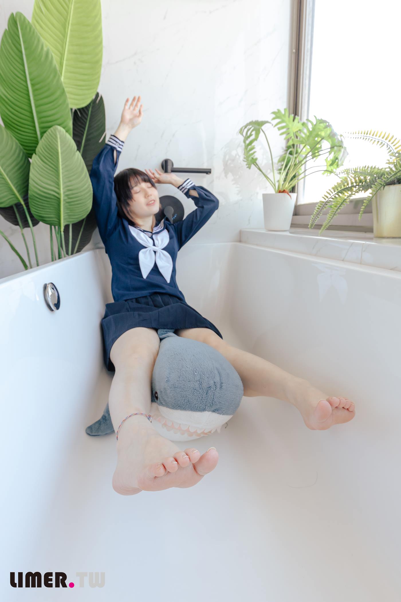 图片[36]-Limerence原创 NO.073 悠梨乃YuriNO JK鲨鲨[150P] – 速更版-美库