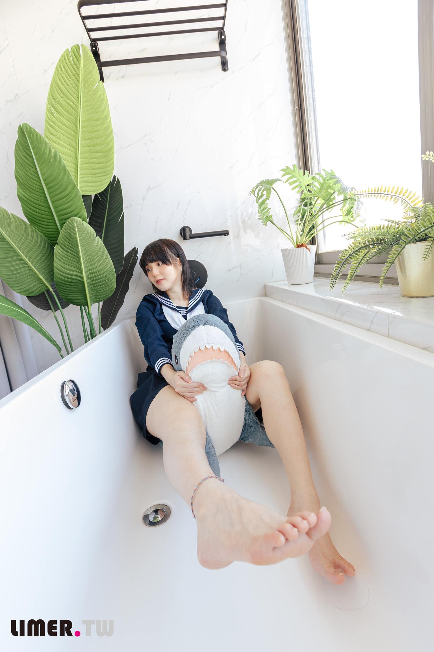 图片[46]-Limerence原创 NO.073 悠梨乃YuriNO JK鲨鲨[150P] – 速更版-美库