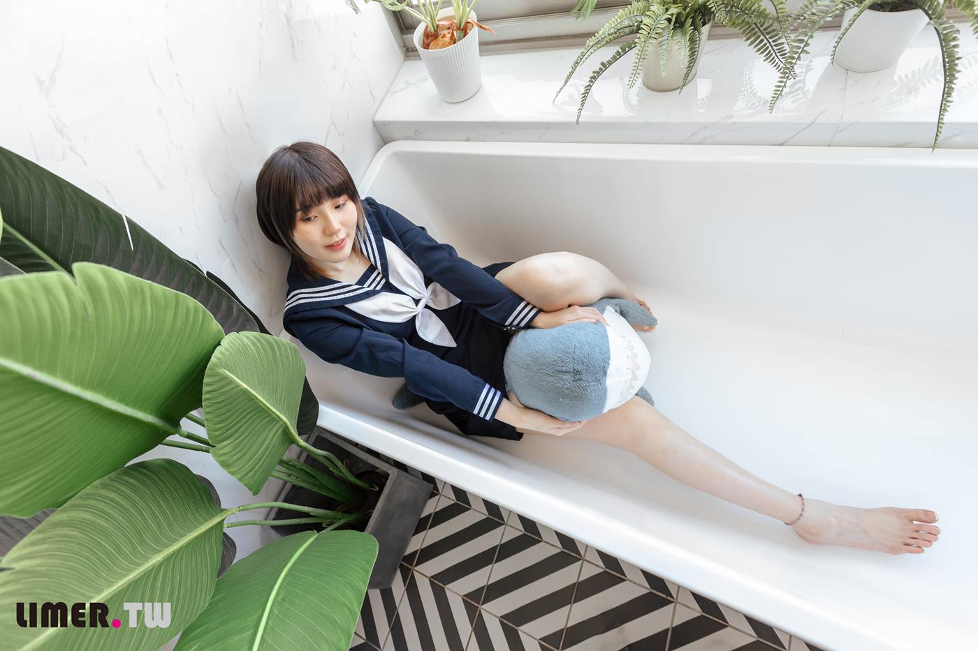 图片[60]-Limerence原创 NO.073 悠梨乃YuriNO JK鲨鲨[150P] – 速更版-美库