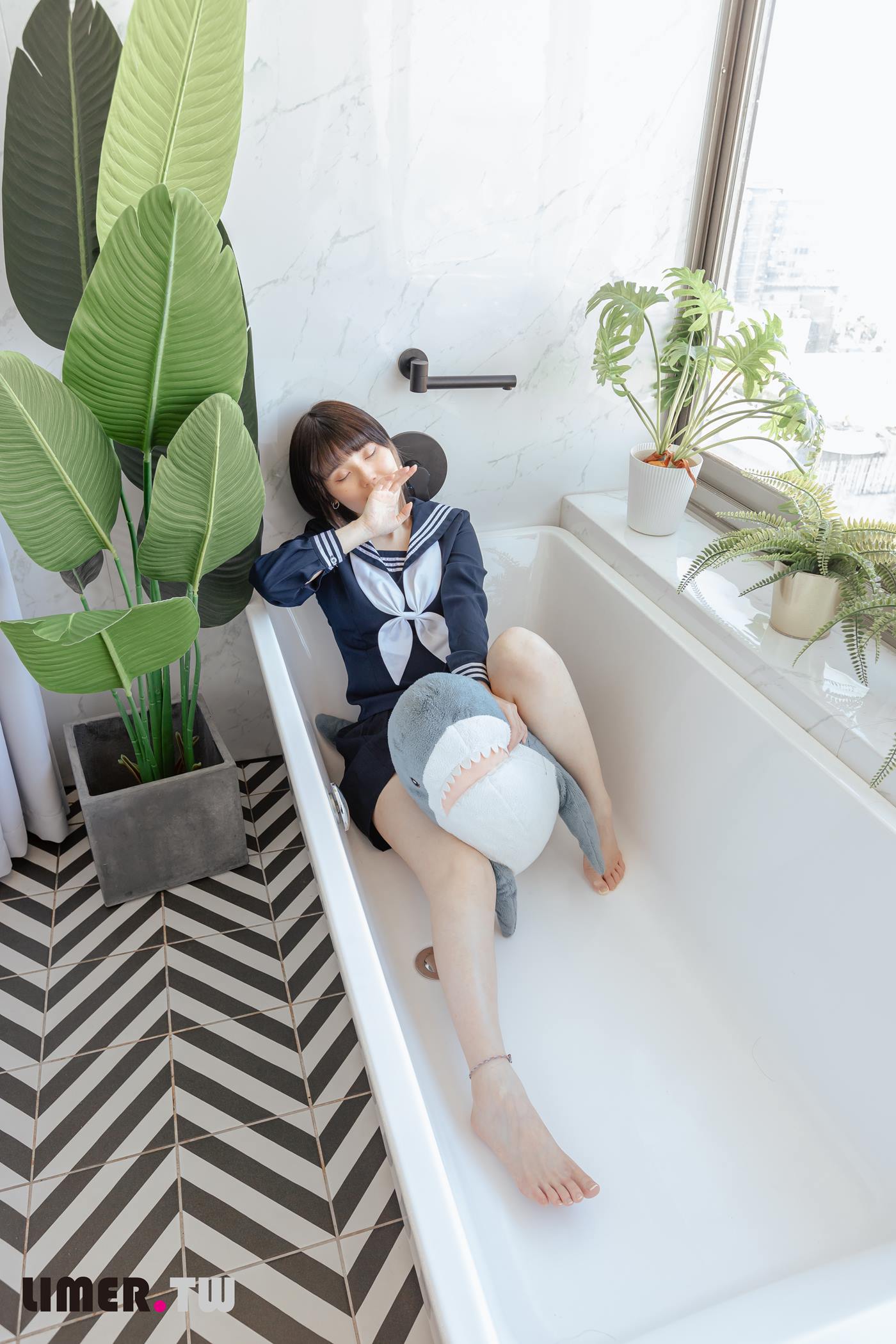 图片[63]-Limerence原创 NO.073 悠梨乃YuriNO JK鲨鲨[150P] – 速更版-美库