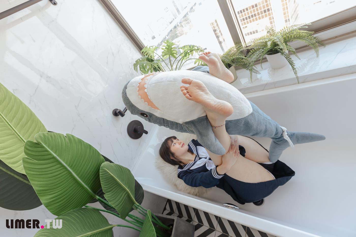 图片[71]-Limerence原创 NO.073 悠梨乃YuriNO JK鲨鲨[150P] – 速更版-美库