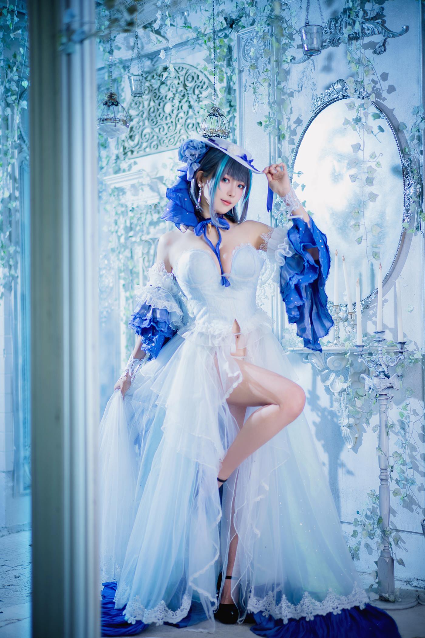 图片[17]-Ely_eee(ElyEE子) Cheshire Dress 柴郡禮服 [25P] – 速更版-美库