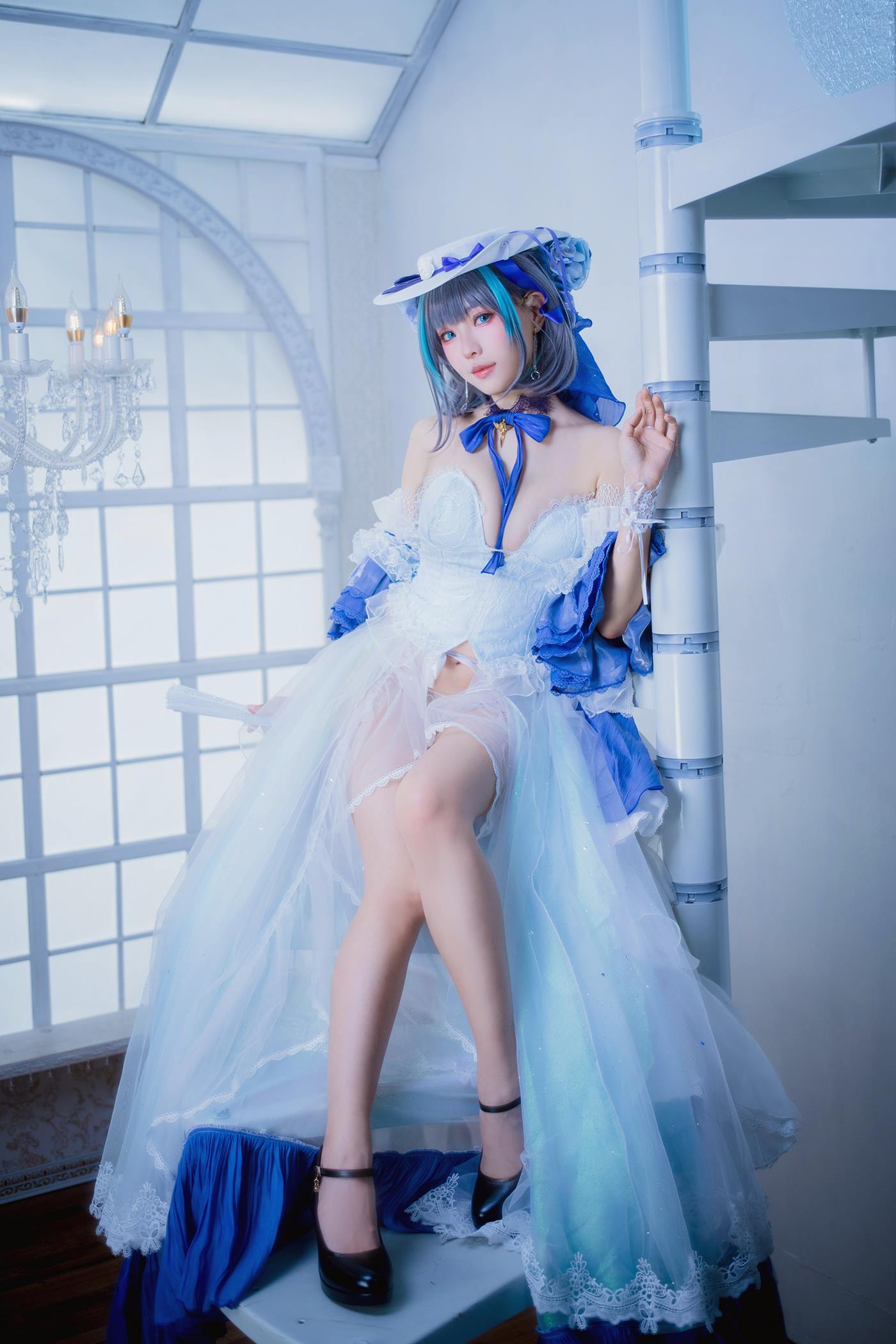 图片[21]-Ely_eee(ElyEE子) Cheshire Dress 柴郡禮服 [25P] – 速更版-美库