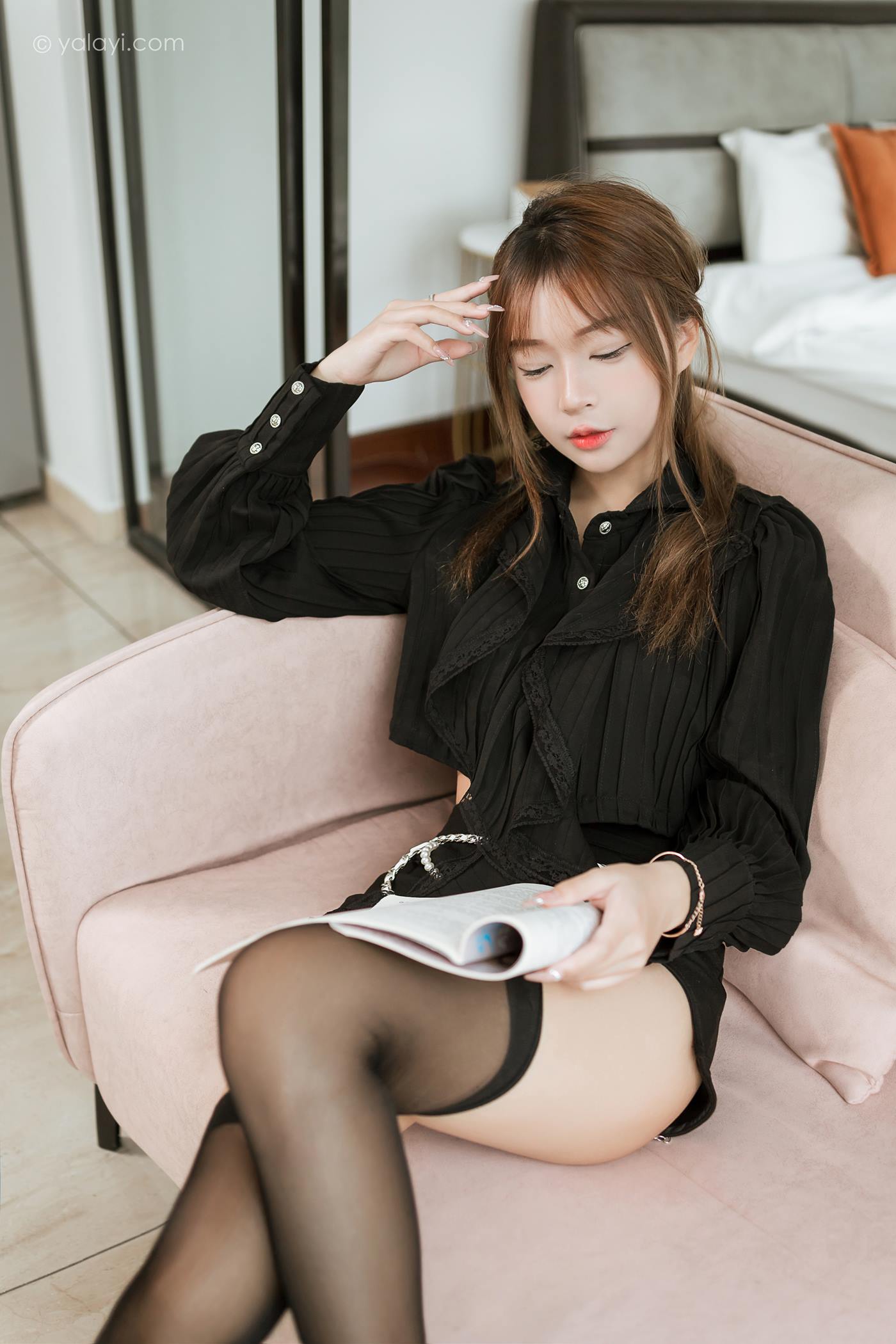 图片[10]-[YALAYI雅拉伊]2023.03.10 NO.1014 纯与欲 阿禾[45+1P] – 速更版-美库