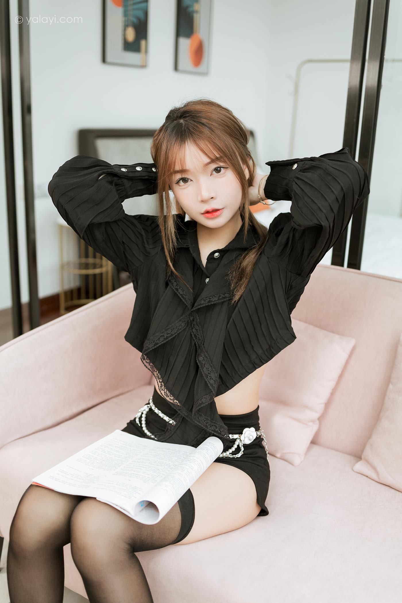 图片[12]-[YALAYI雅拉伊]2023.03.10 NO.1014 纯与欲 阿禾[45+1P] – 速更版-美库