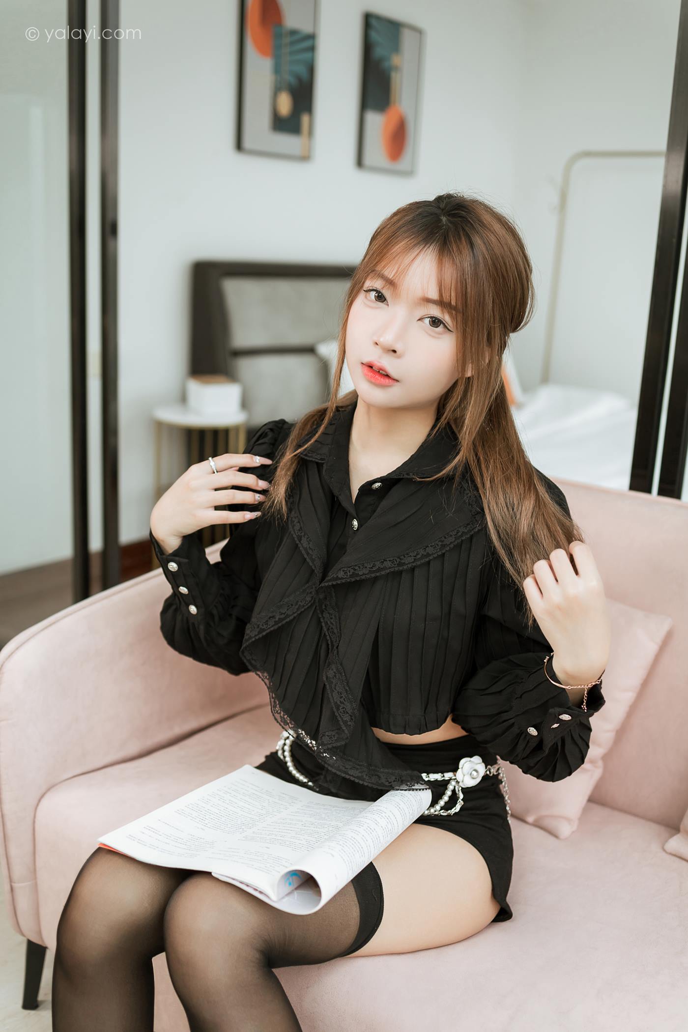 图片[13]-[YALAYI雅拉伊]2023.03.10 NO.1014 纯与欲 阿禾[45+1P] – 速更版-美库