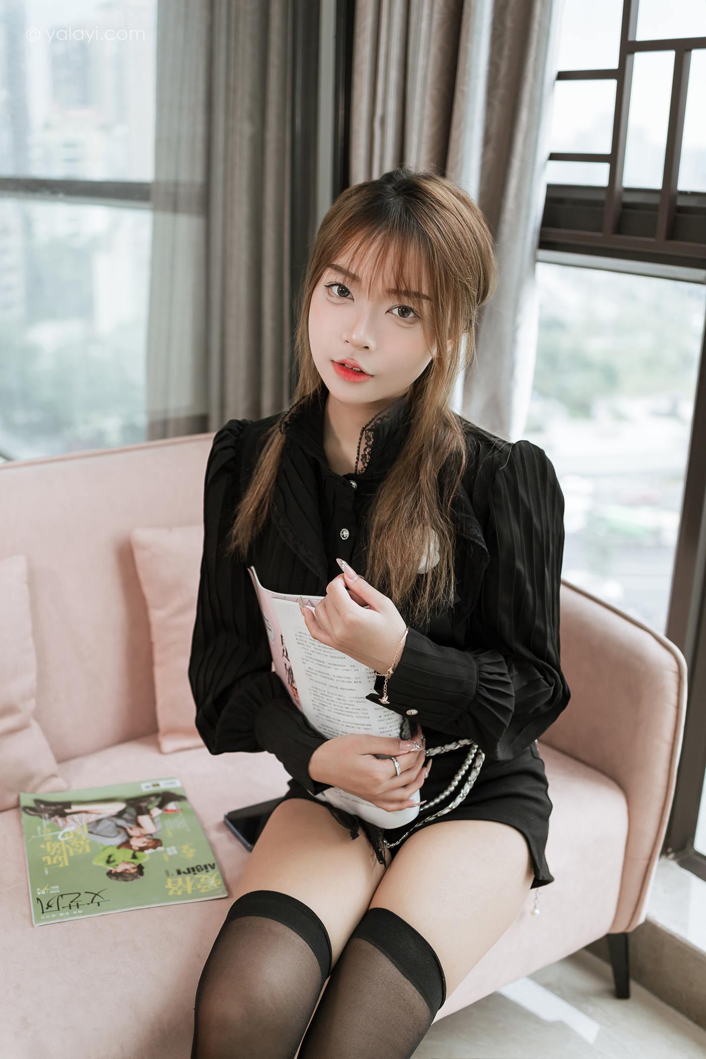 图片[44]-[YALAYI雅拉伊]2023.03.10 NO.1014 纯与欲 阿禾[45+1P] – 速更版-美库