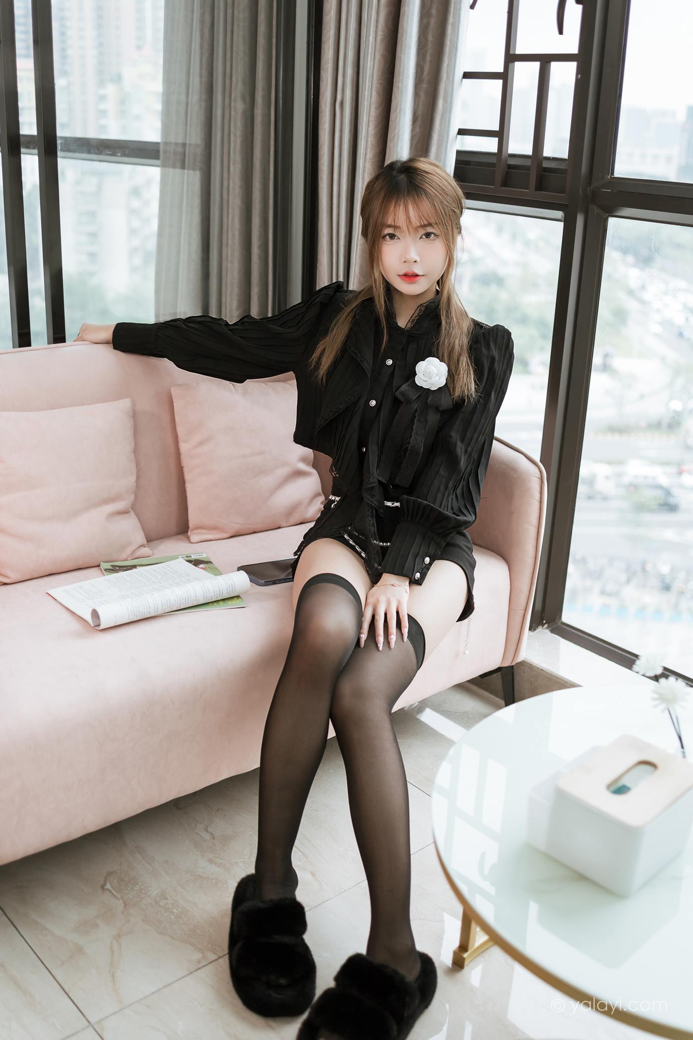 图片[46]-[YALAYI雅拉伊]2023.03.10 NO.1014 纯与欲 阿禾[45+1P] – 速更版-美库