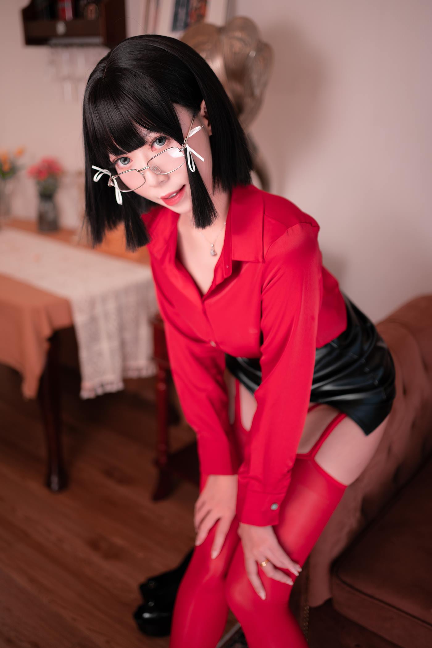 图片[34]-Money冷冷 辉夜姬OL制服[68P] – 速更版-美库