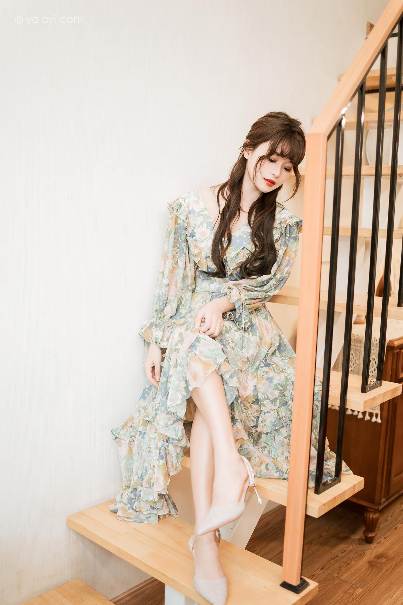 图片[11]-[YALAYI雅拉伊]2023.03.20 NO.1015 碎花裙少女 小亭[44+1P] – 速更版-美库