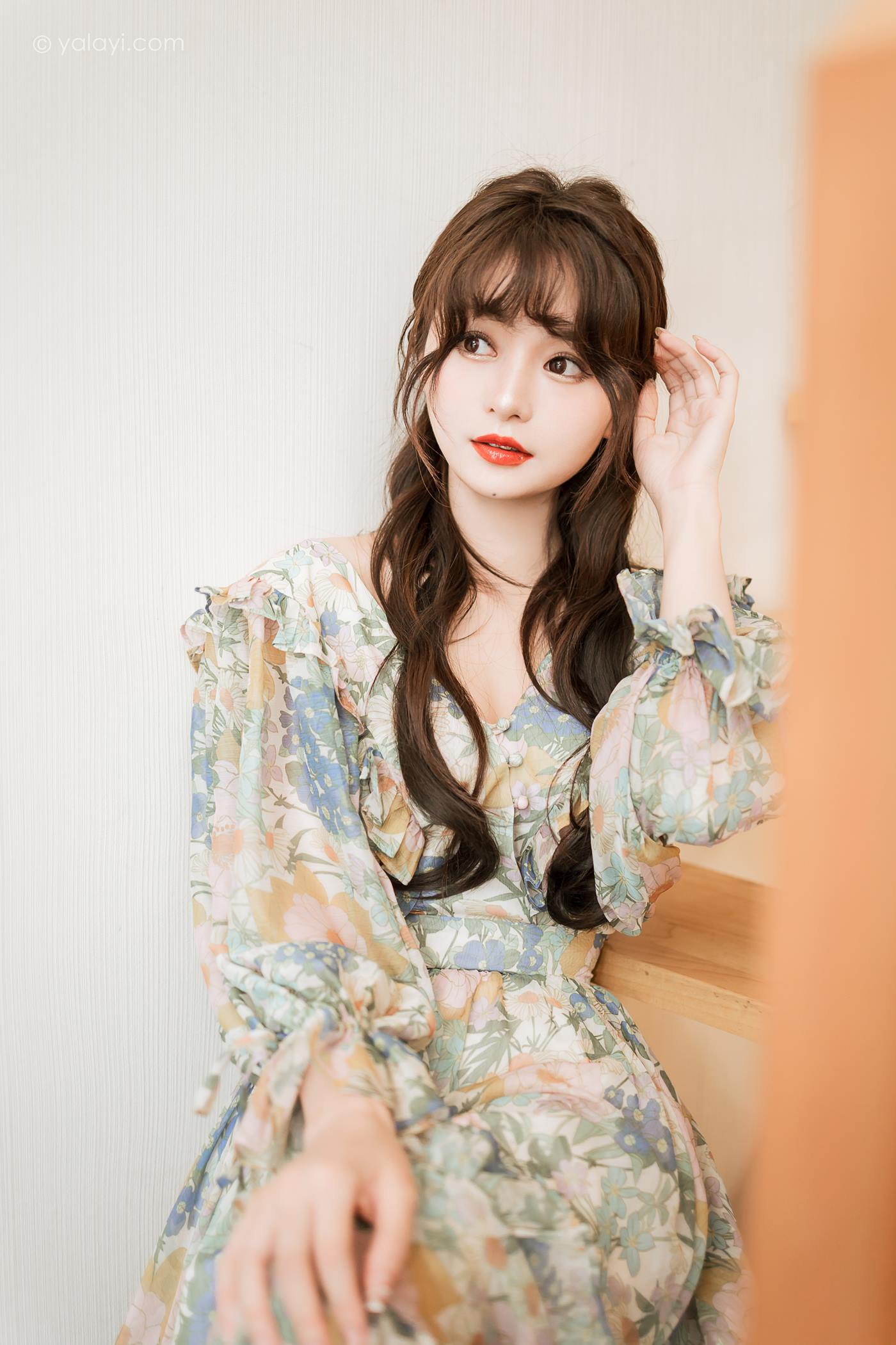 图片[13]-[YALAYI雅拉伊]2023.03.20 NO.1015 碎花裙少女 小亭[44+1P] – 速更版-美库