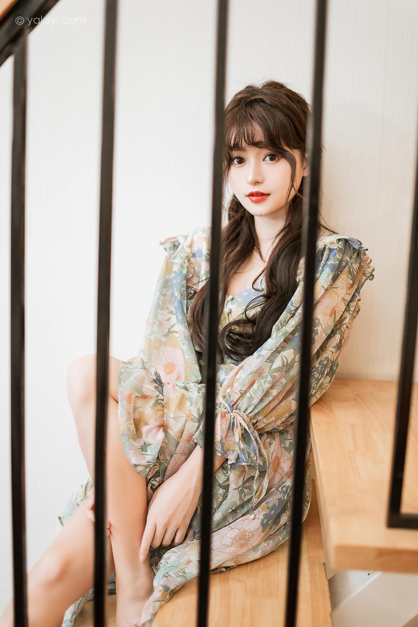 图片[15]-[YALAYI雅拉伊]2023.03.20 NO.1015 碎花裙少女 小亭[44+1P] – 速更版-美库