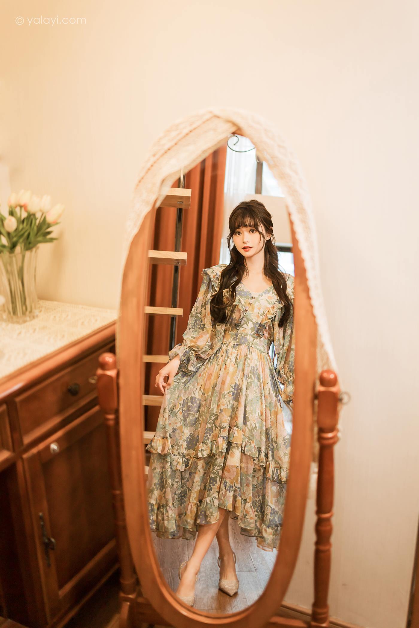 图片[21]-[YALAYI雅拉伊]2023.03.20 NO.1015 碎花裙少女 小亭[44+1P] – 速更版-美库