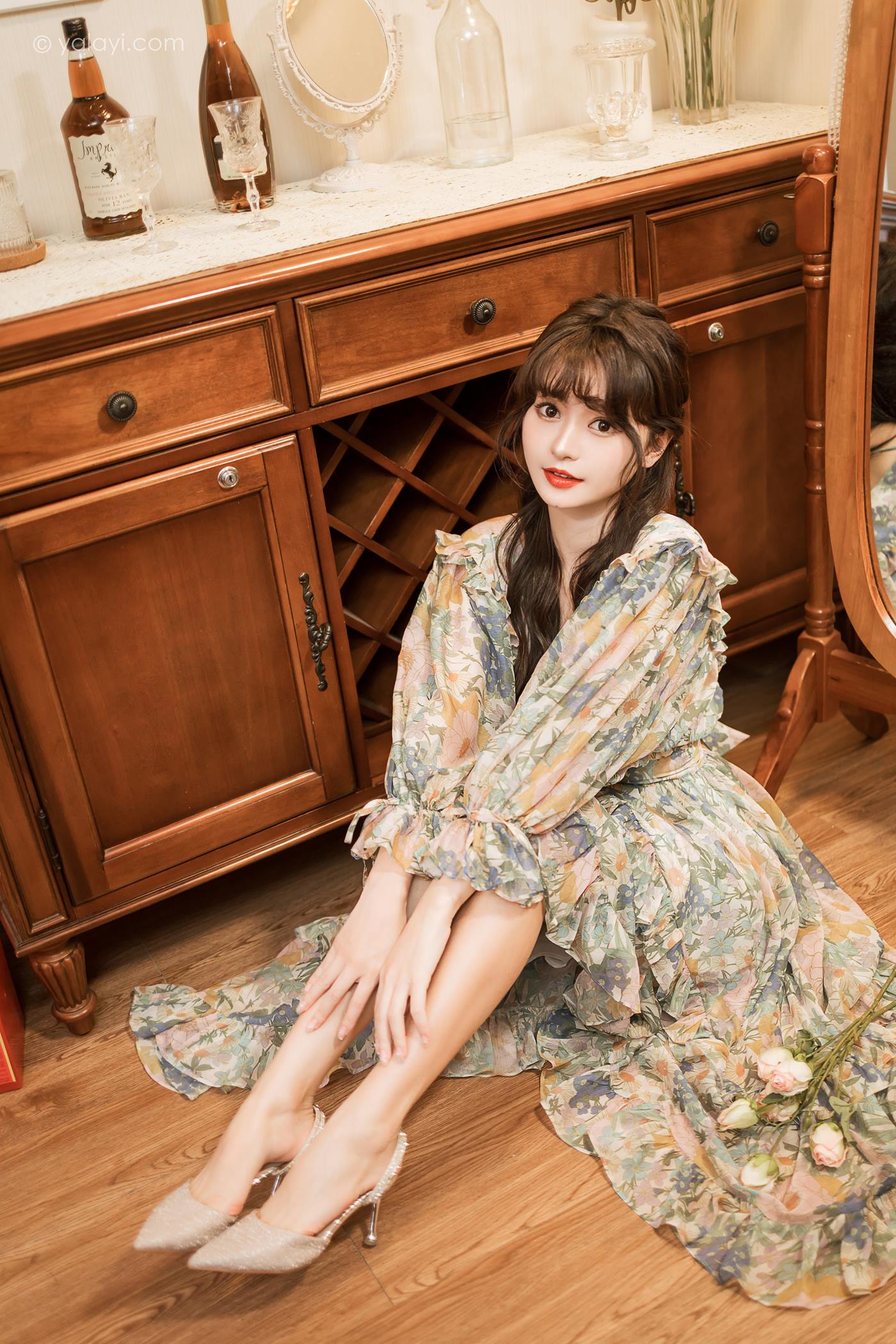 图片[27]-[YALAYI雅拉伊]2023.03.20 NO.1015 碎花裙少女 小亭[44+1P] – 速更版-美库