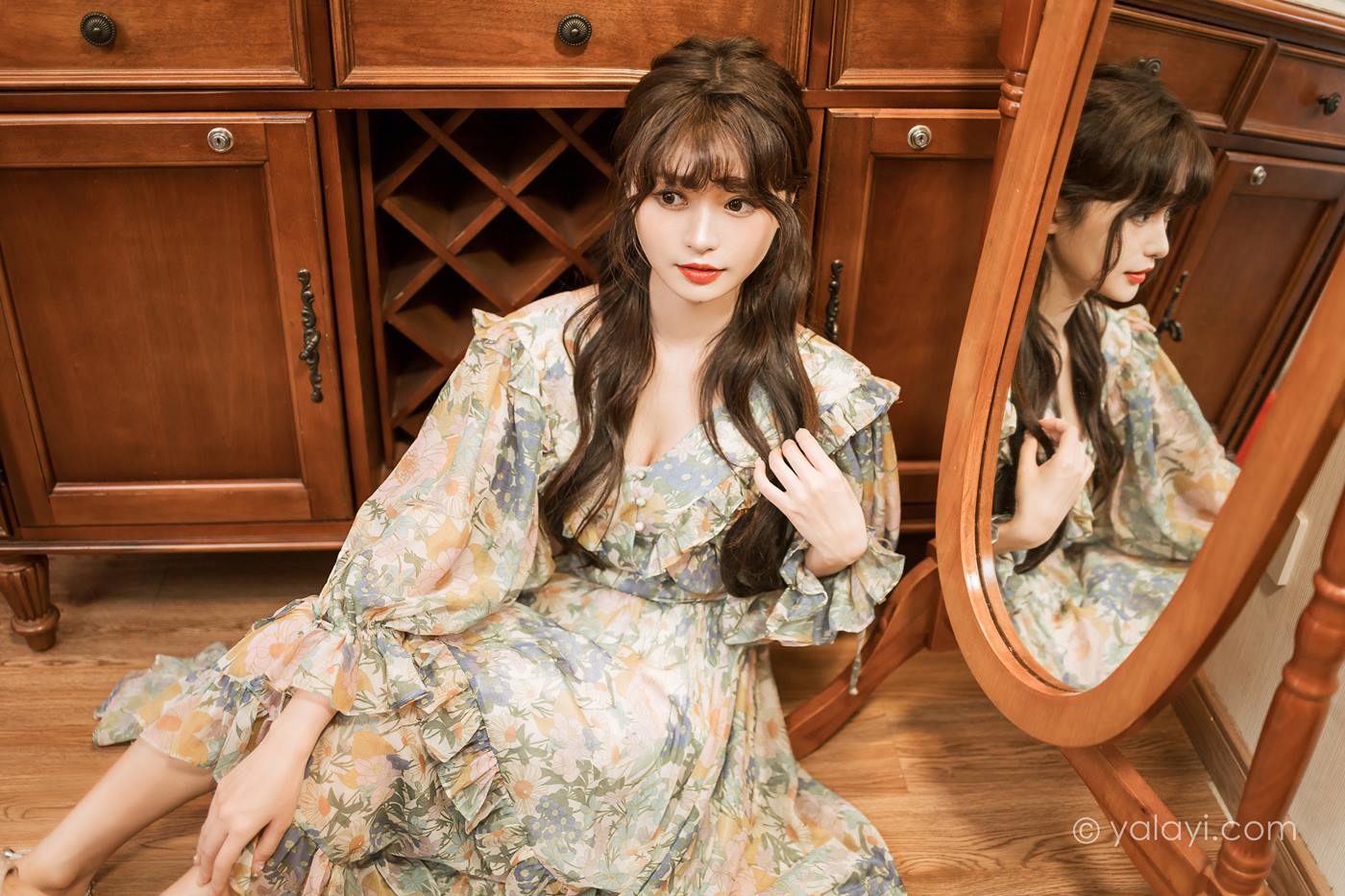 图片[28]-[YALAYI雅拉伊]2023.03.20 NO.1015 碎花裙少女 小亭[44+1P] – 速更版-美库