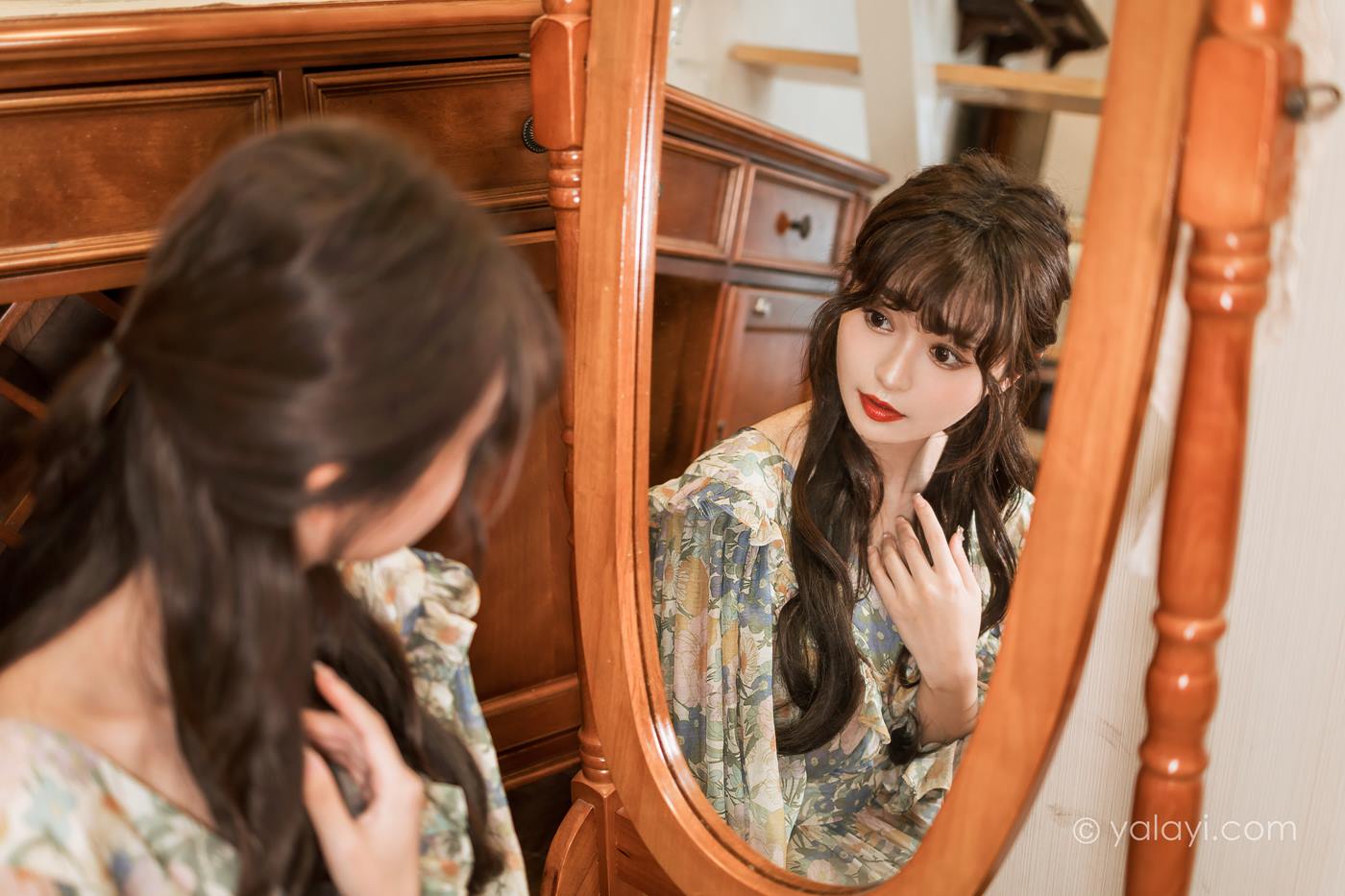 图片[29]-[YALAYI雅拉伊]2023.03.20 NO.1015 碎花裙少女 小亭[44+1P] – 速更版-美库