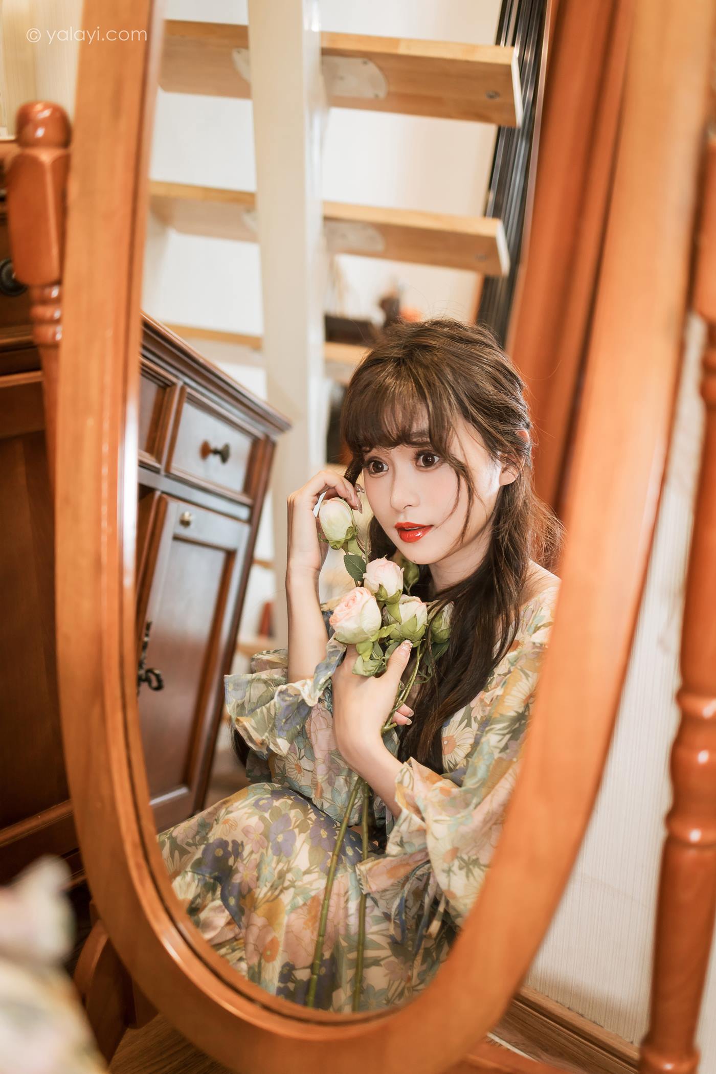 图片[33]-[YALAYI雅拉伊]2023.03.20 NO.1015 碎花裙少女 小亭[44+1P] – 速更版-美库