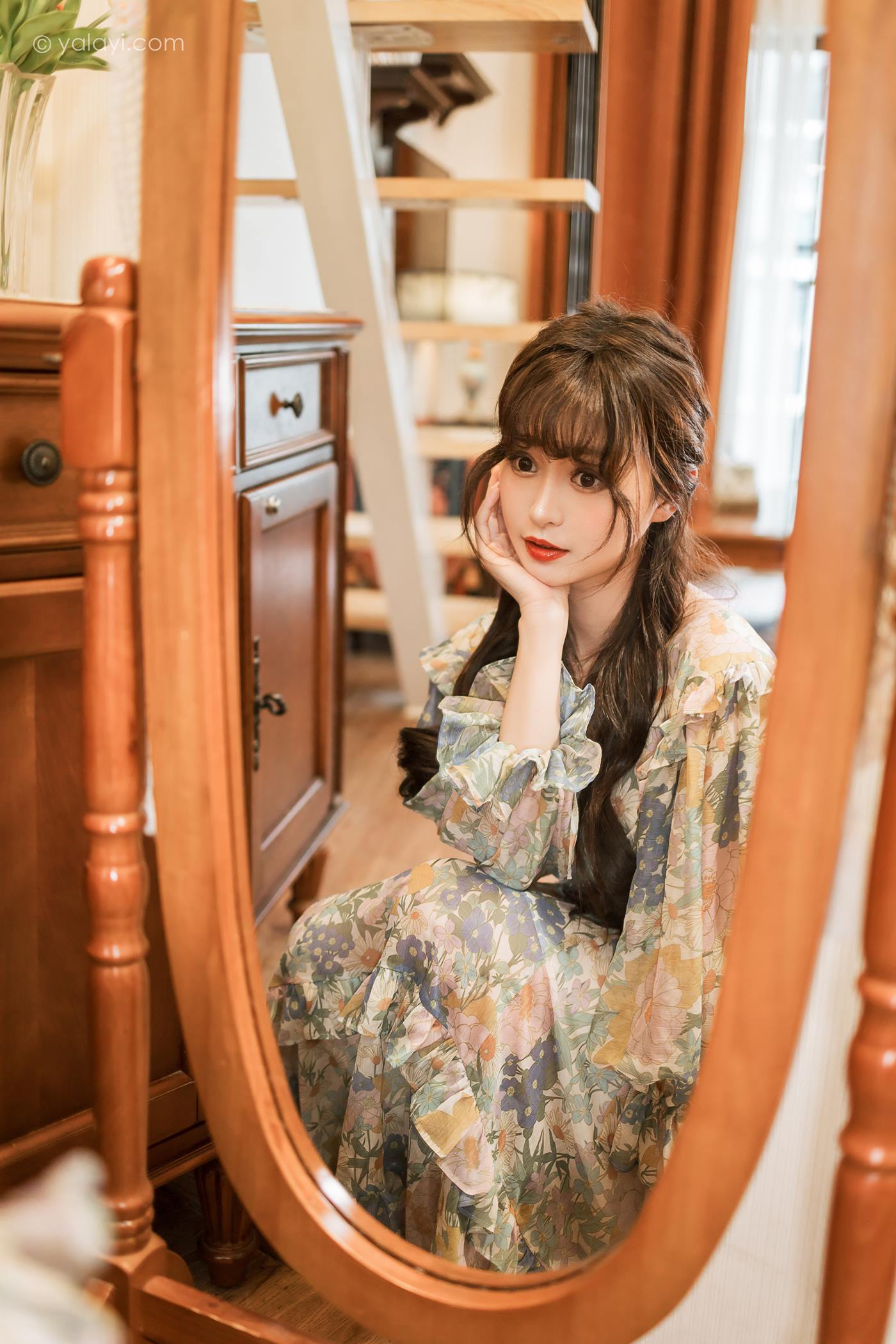 图片[34]-[YALAYI雅拉伊]2023.03.20 NO.1015 碎花裙少女 小亭[44+1P] – 速更版-美库