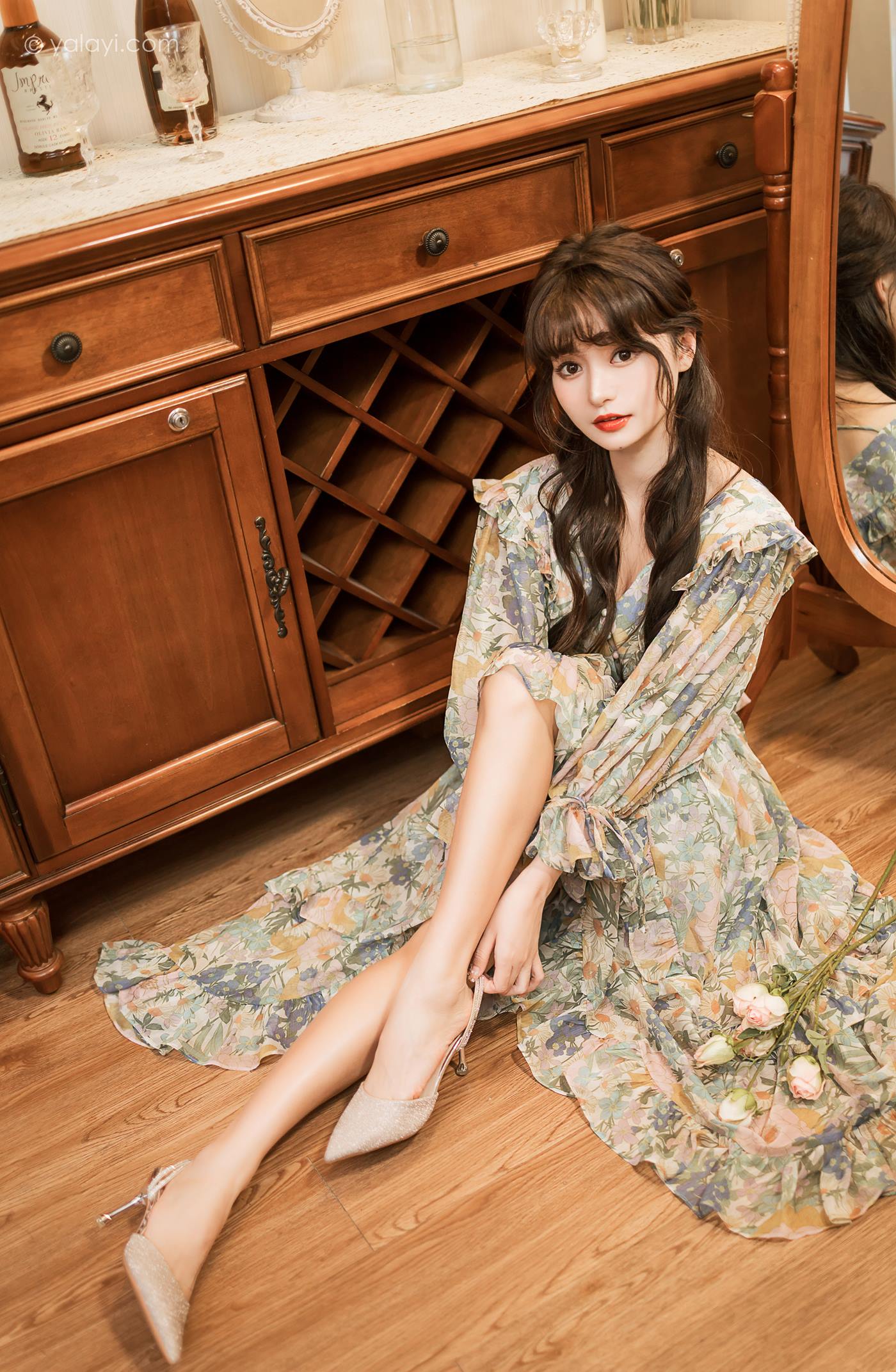 图片[37]-[YALAYI雅拉伊]2023.03.20 NO.1015 碎花裙少女 小亭[44+1P] – 速更版-美库
