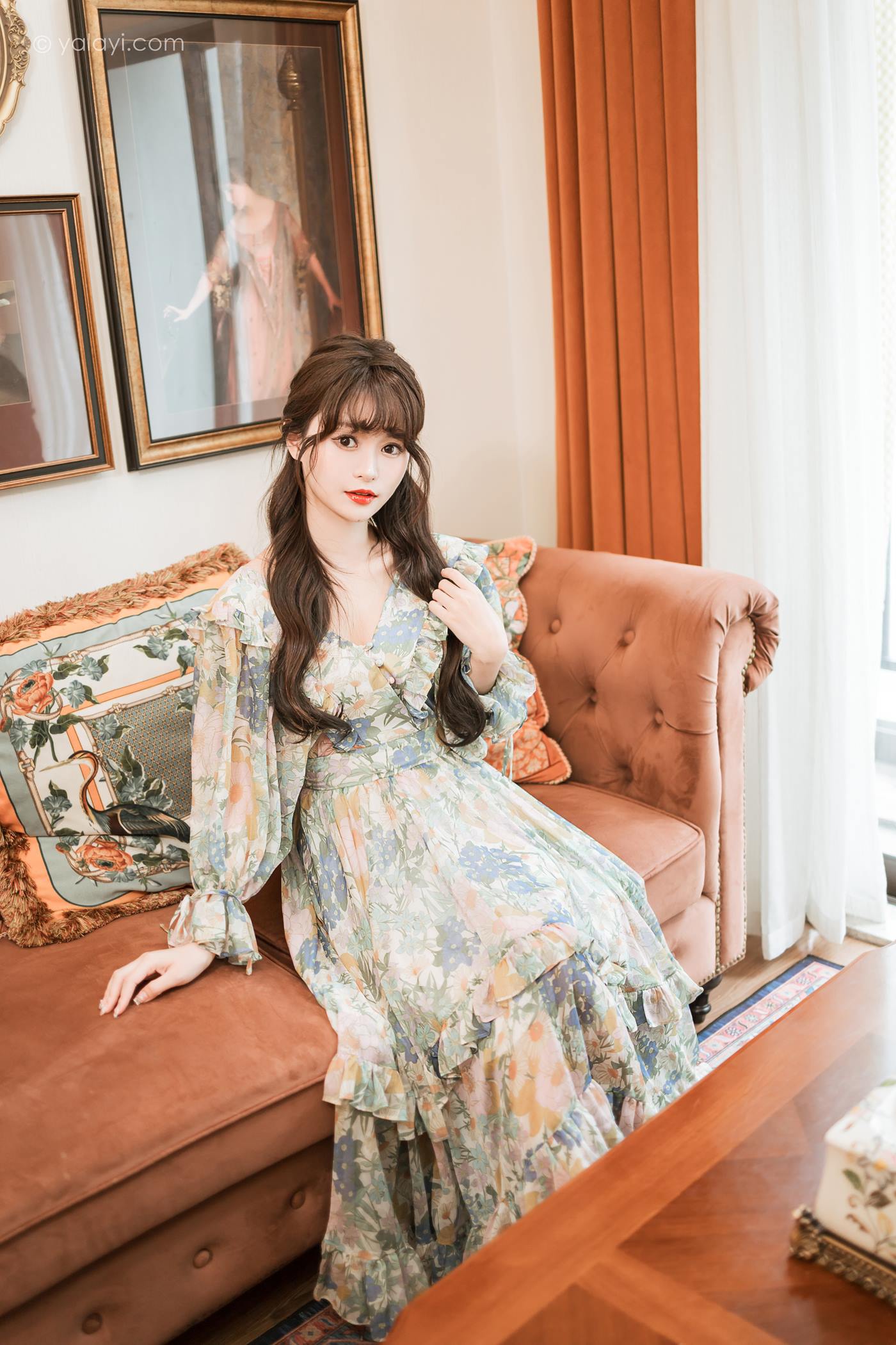 图片[41]-[YALAYI雅拉伊]2023.03.20 NO.1015 碎花裙少女 小亭[44+1P] – 速更版-美库