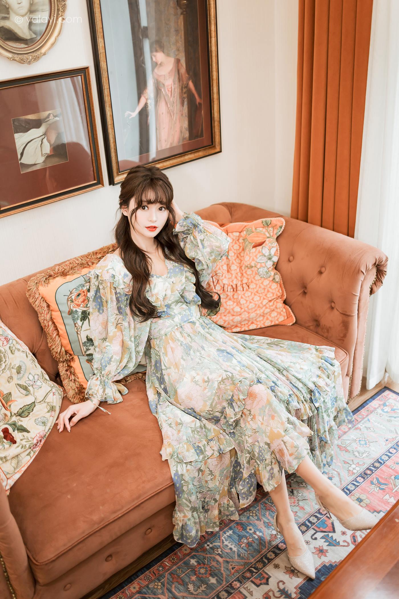 图片[43]-[YALAYI雅拉伊]2023.03.20 NO.1015 碎花裙少女 小亭[44+1P] – 速更版-美库