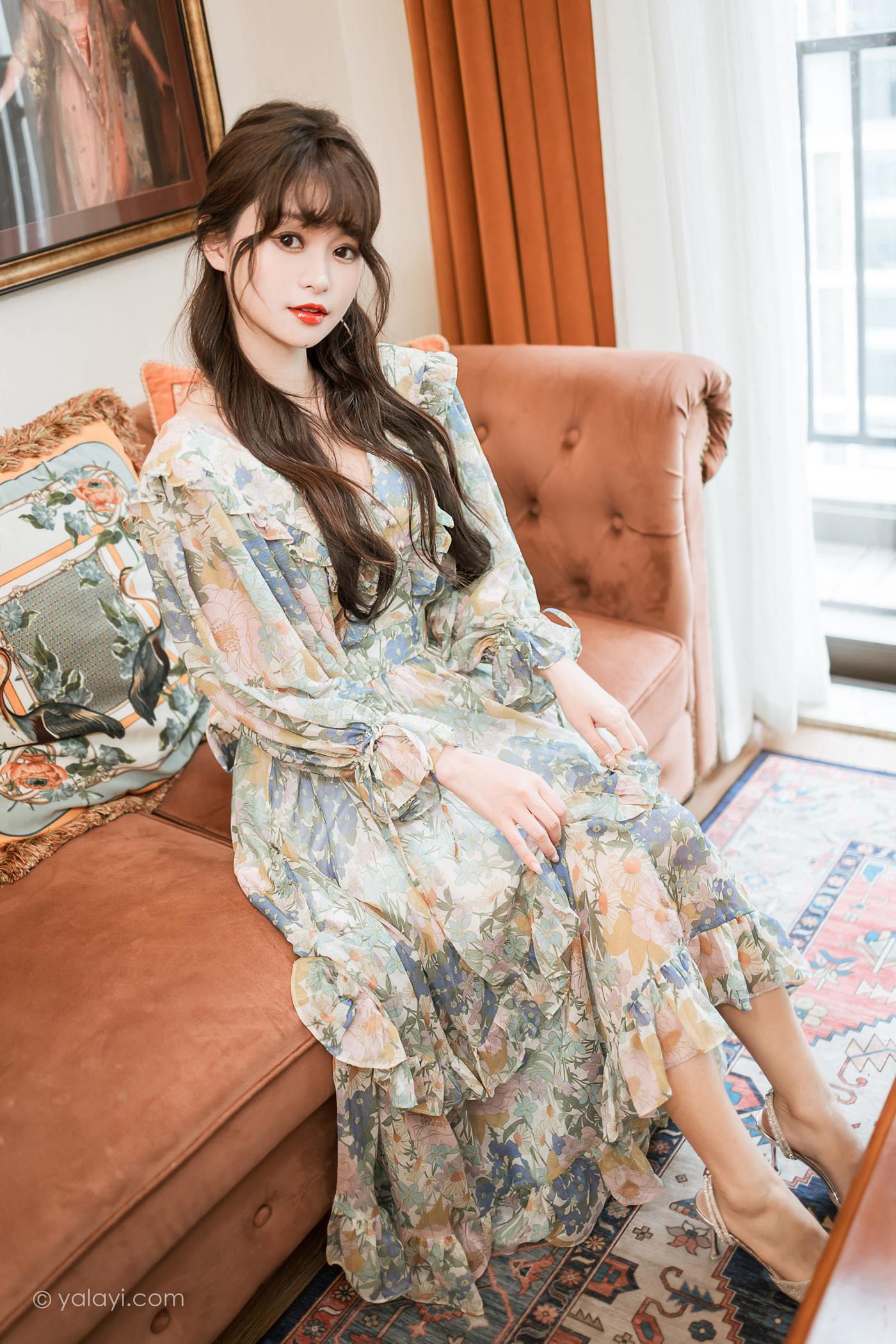 图片[45]-[YALAYI雅拉伊]2023.03.20 NO.1015 碎花裙少女 小亭[44+1P] – 速更版-美库