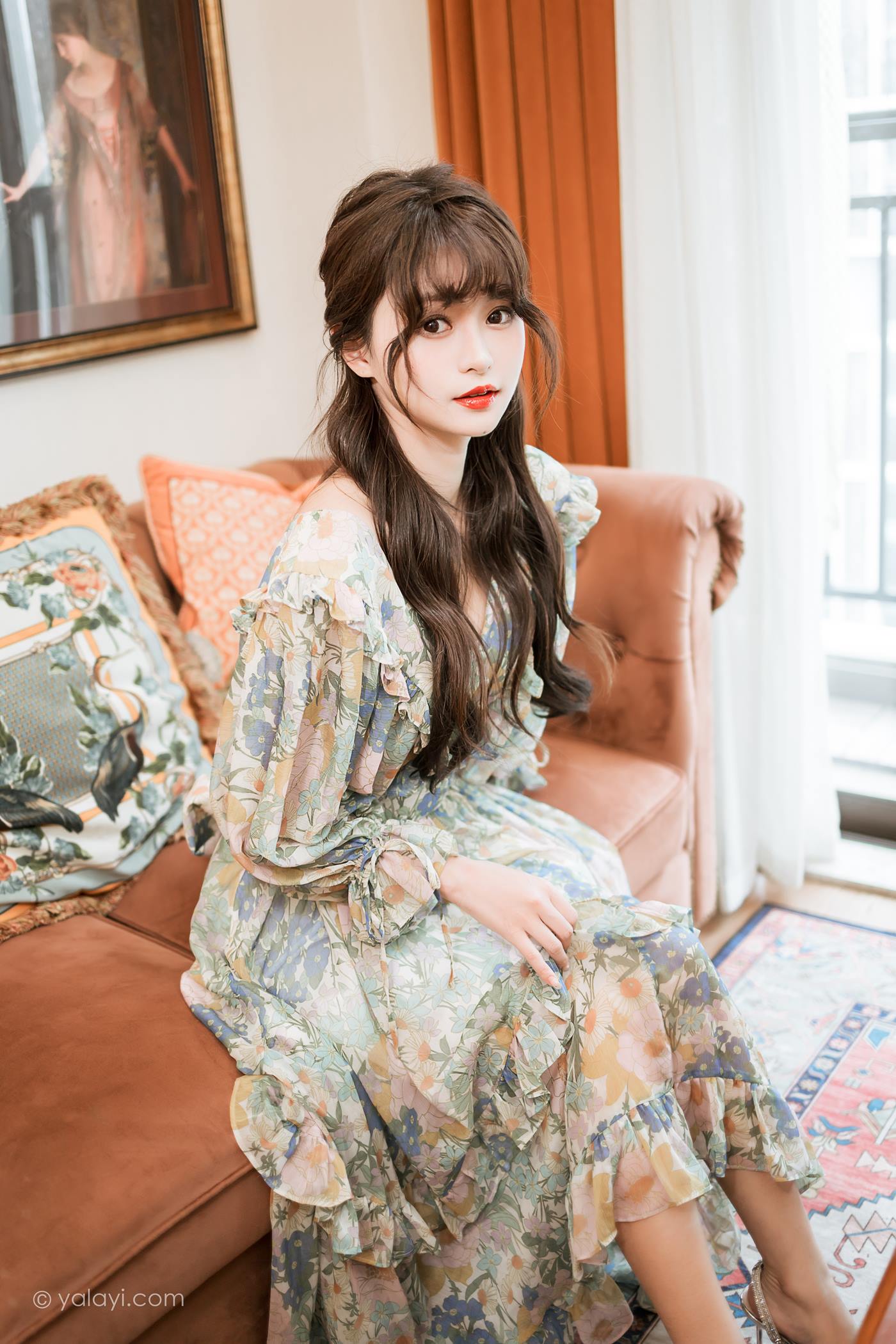 图片[46]-[YALAYI雅拉伊]2023.03.20 NO.1015 碎花裙少女 小亭[44+1P] – 速更版-美库