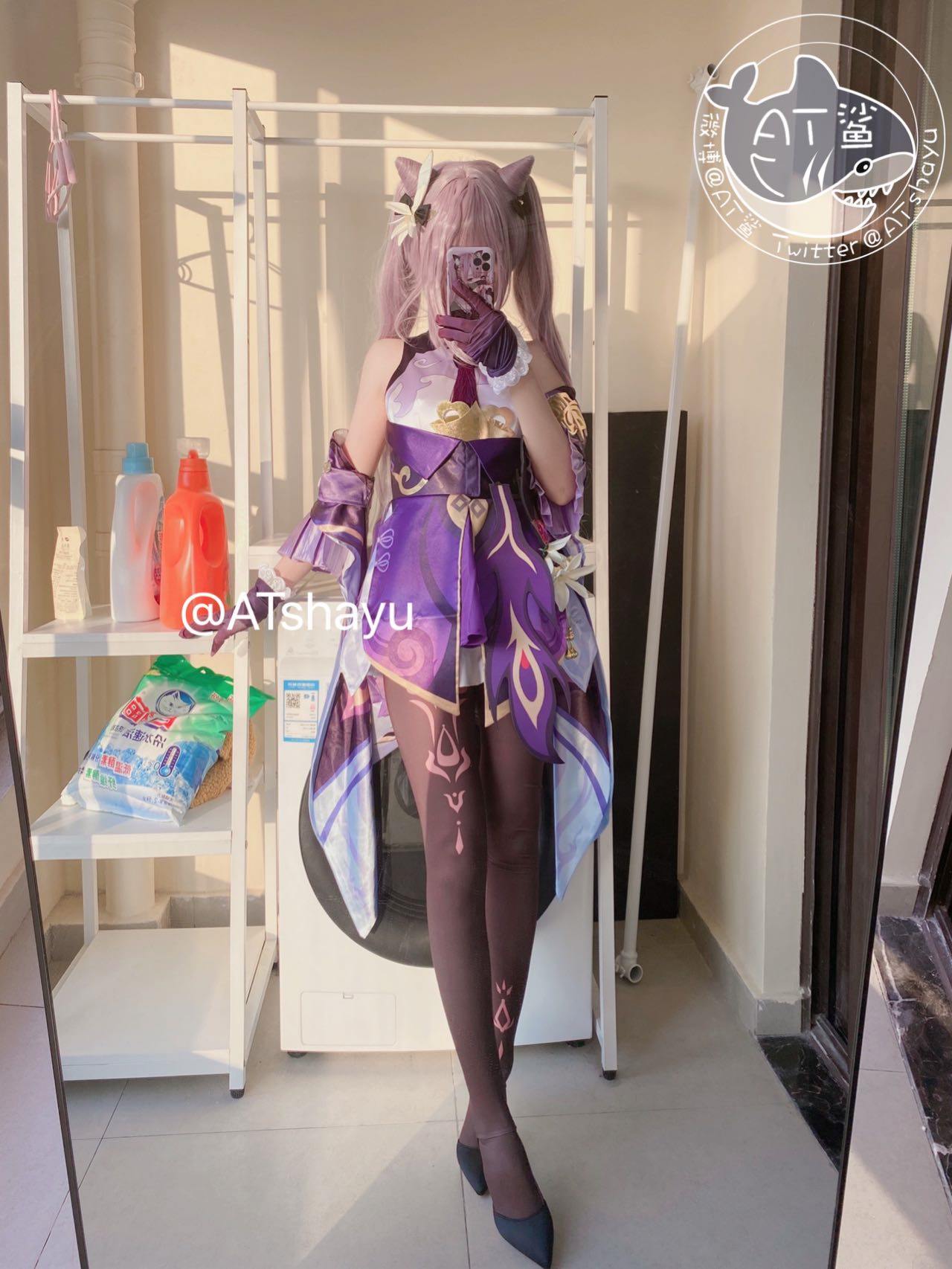 图片[22]-网紅妹纸@AT鲨 刻晴 [26P] – 速更版-美库