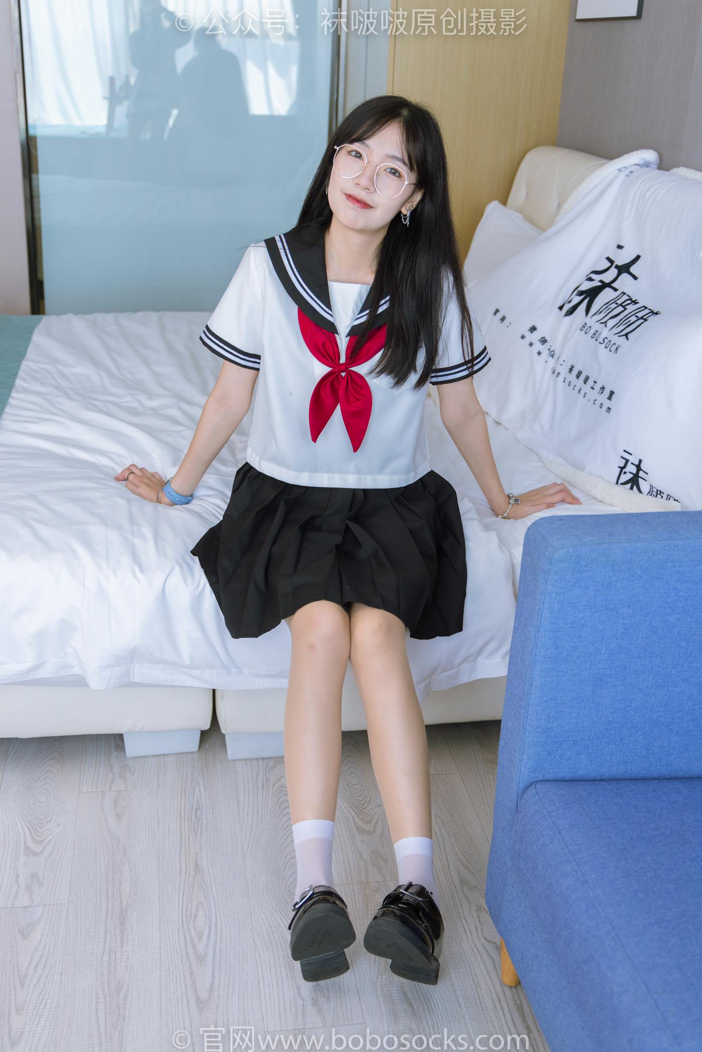 图片[10]-[BoBoSocks袜啵啵]NO.197 小甜豆-皮鞋、短白丝、肉丝、jk制服[139P] – 速更版-美库