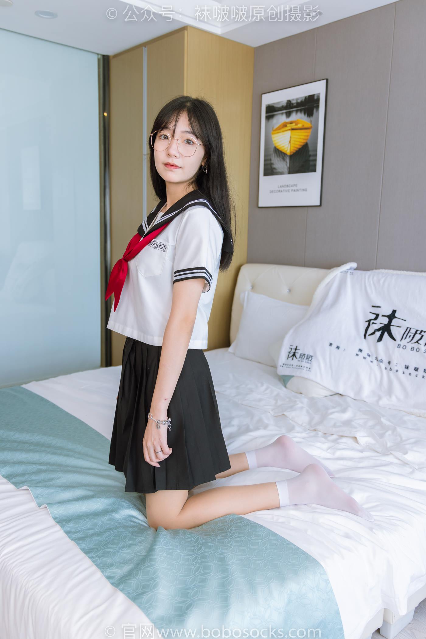 图片[46]-[BoBoSocks袜啵啵]NO.197 小甜豆-皮鞋、短白丝、肉丝、jk制服[139P] – 速更版-美库